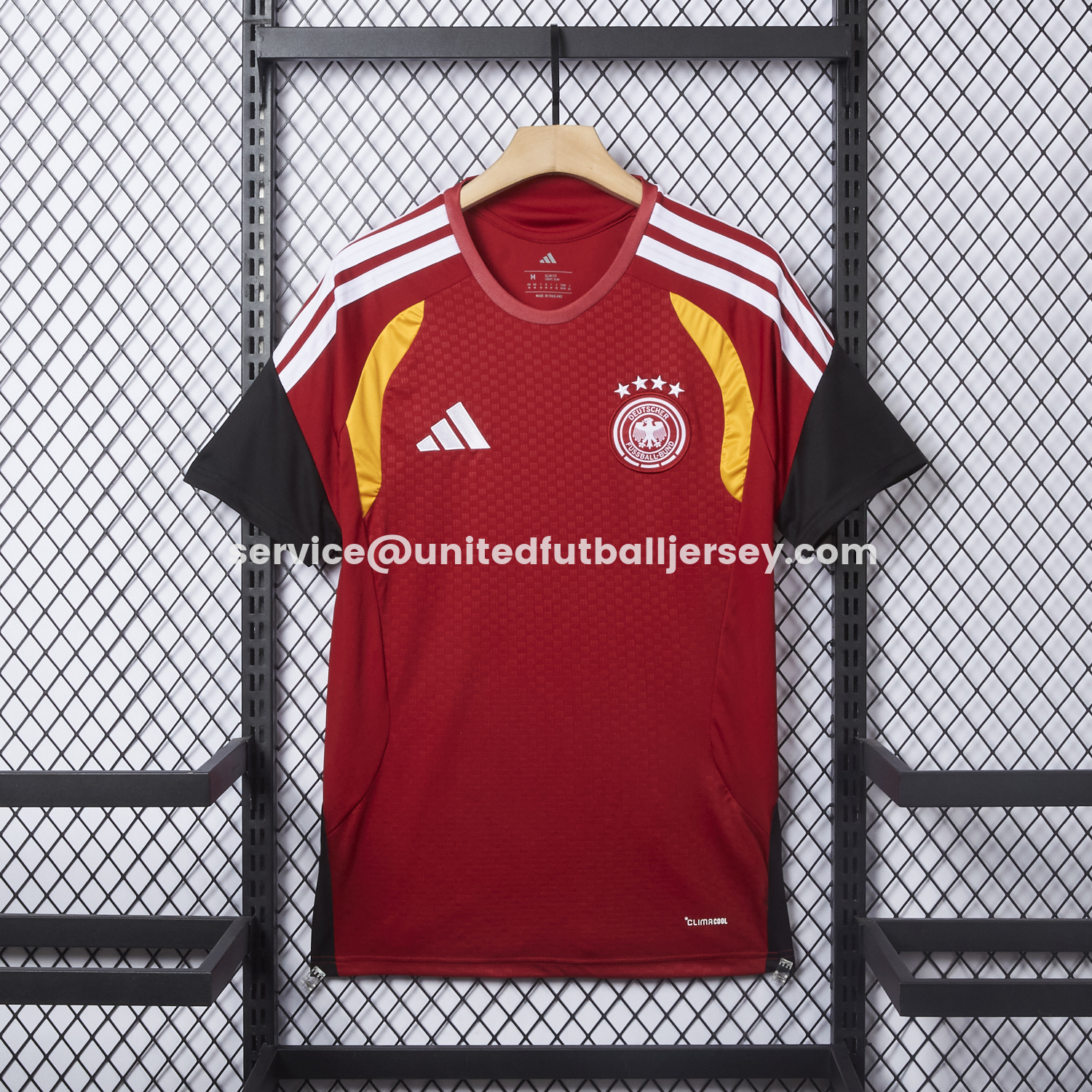 unitedfutballjersey-Germany 2026 Red Pre-Match Training Jersey - Fans Version