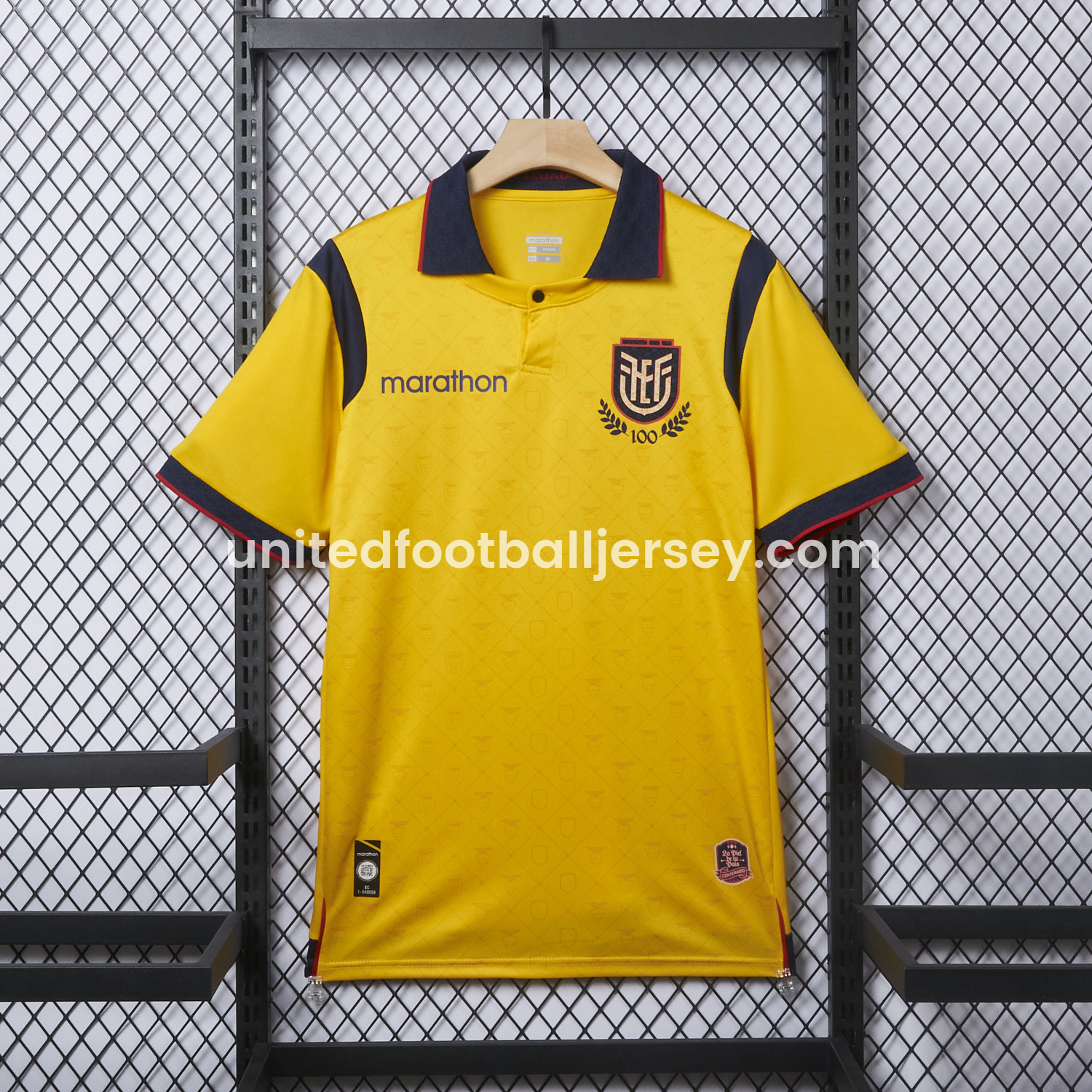 unitedfutballjersey-Ecuador 2025 Centenary Home Jersey - Fans Version