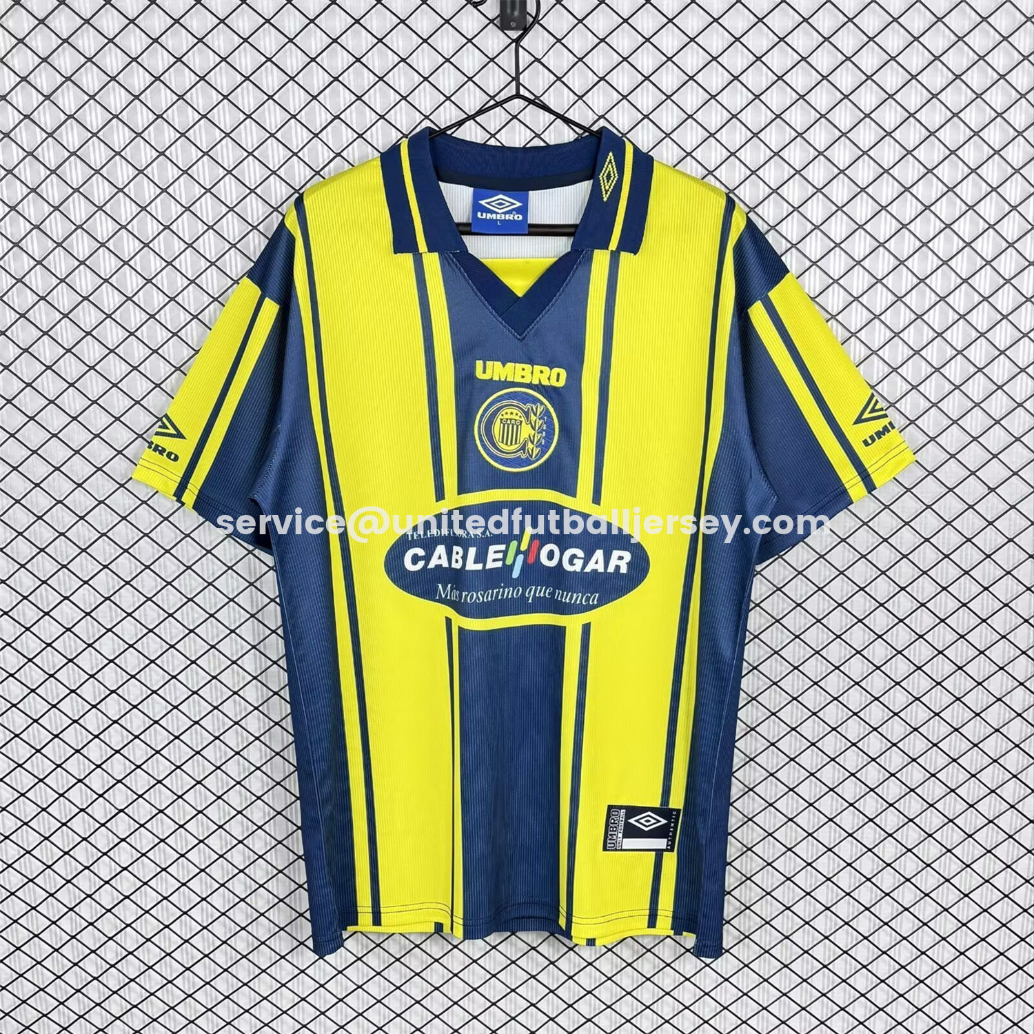 unitedfutballjersey-Retro Rosario Central 1998-99 Home Jersey