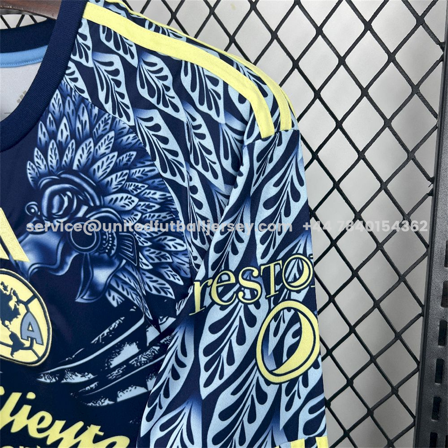 unitedfutballjersey-Club América 25-26 Away Long Sleeves Jersey - Fans Version