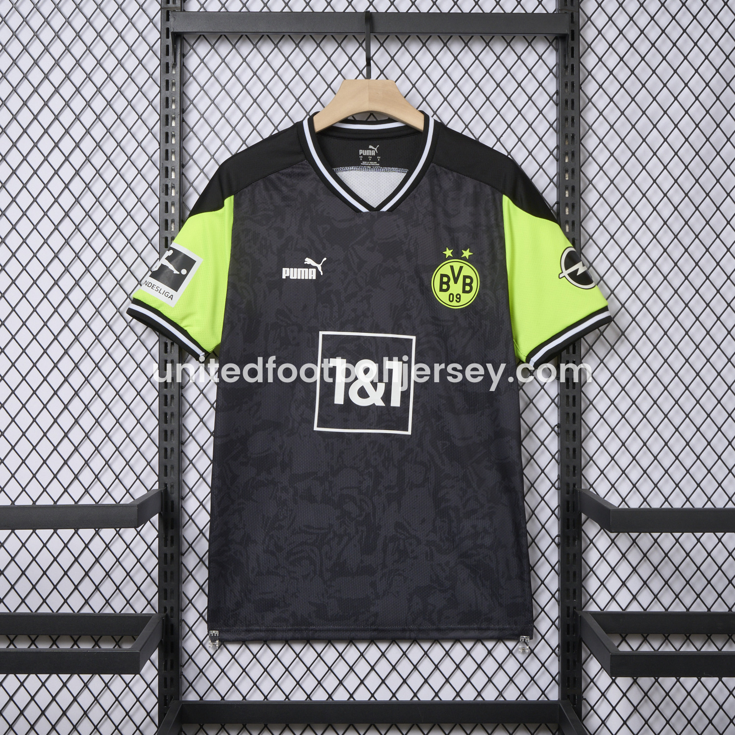 unitedfutballjersey-Retro Dortmund 2020-21 Black Special Edition Jersey