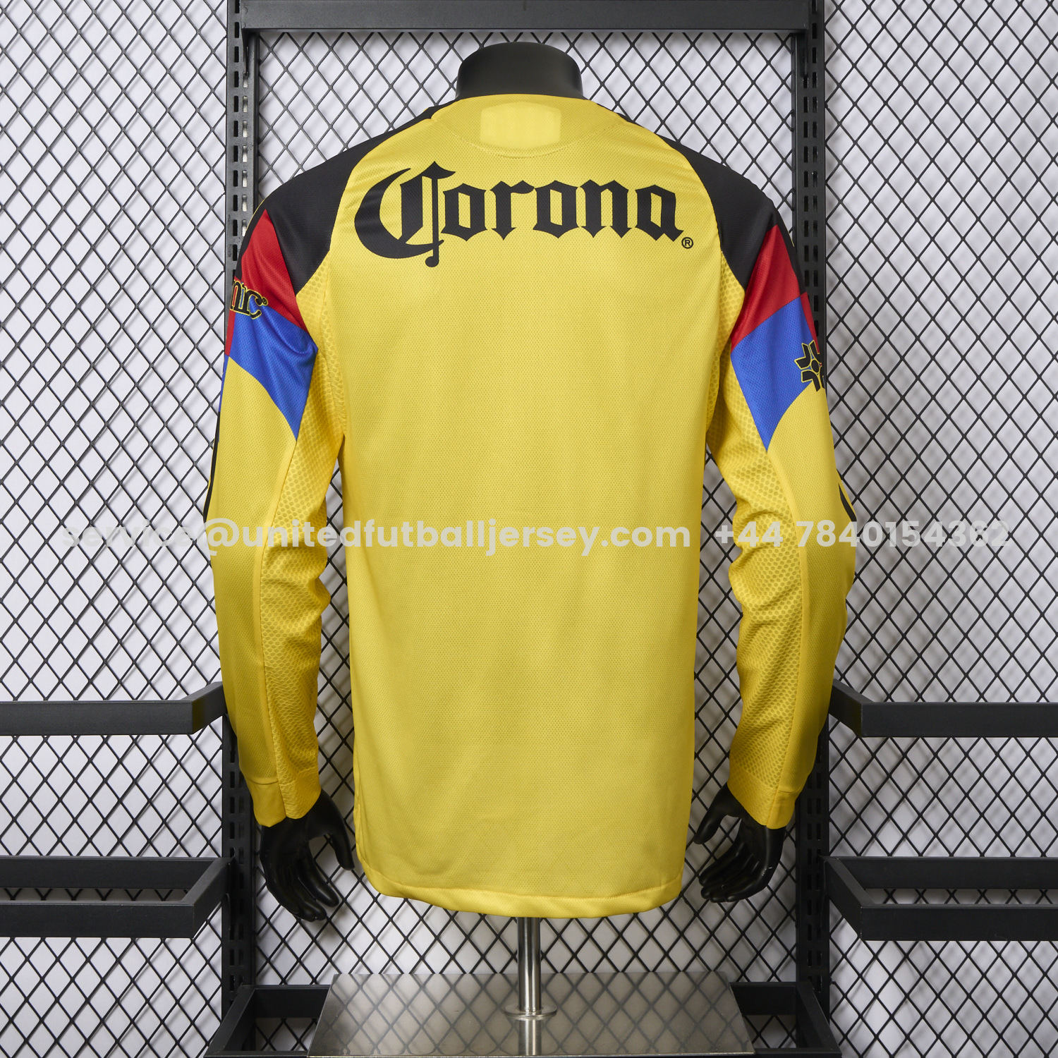 unitedfutballjersey-Club América 25-26 Home Long Sleeves Jersey - Player Version