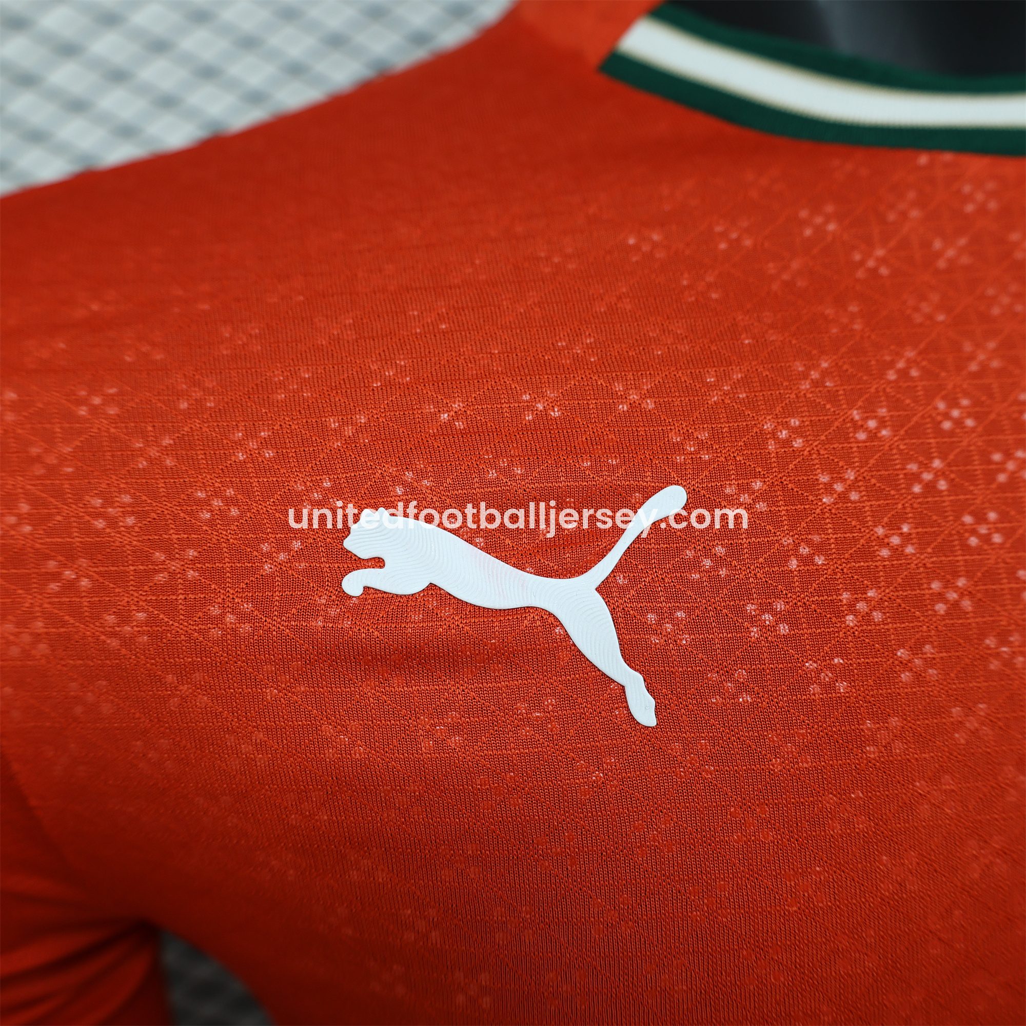 unitedfutballjersey-Portugal 2025-26 Home Long Sleeve Jersey - Player Version