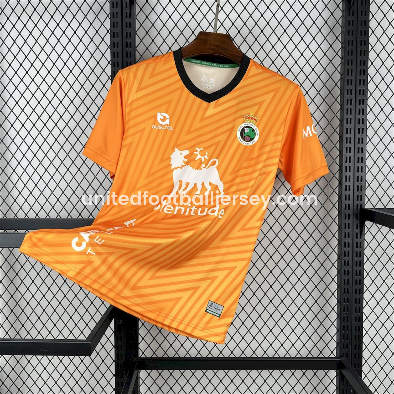 unitedfutballjersey-Racing de Santander 24-25 Orange Goalkeeper Jersey - Fans Version