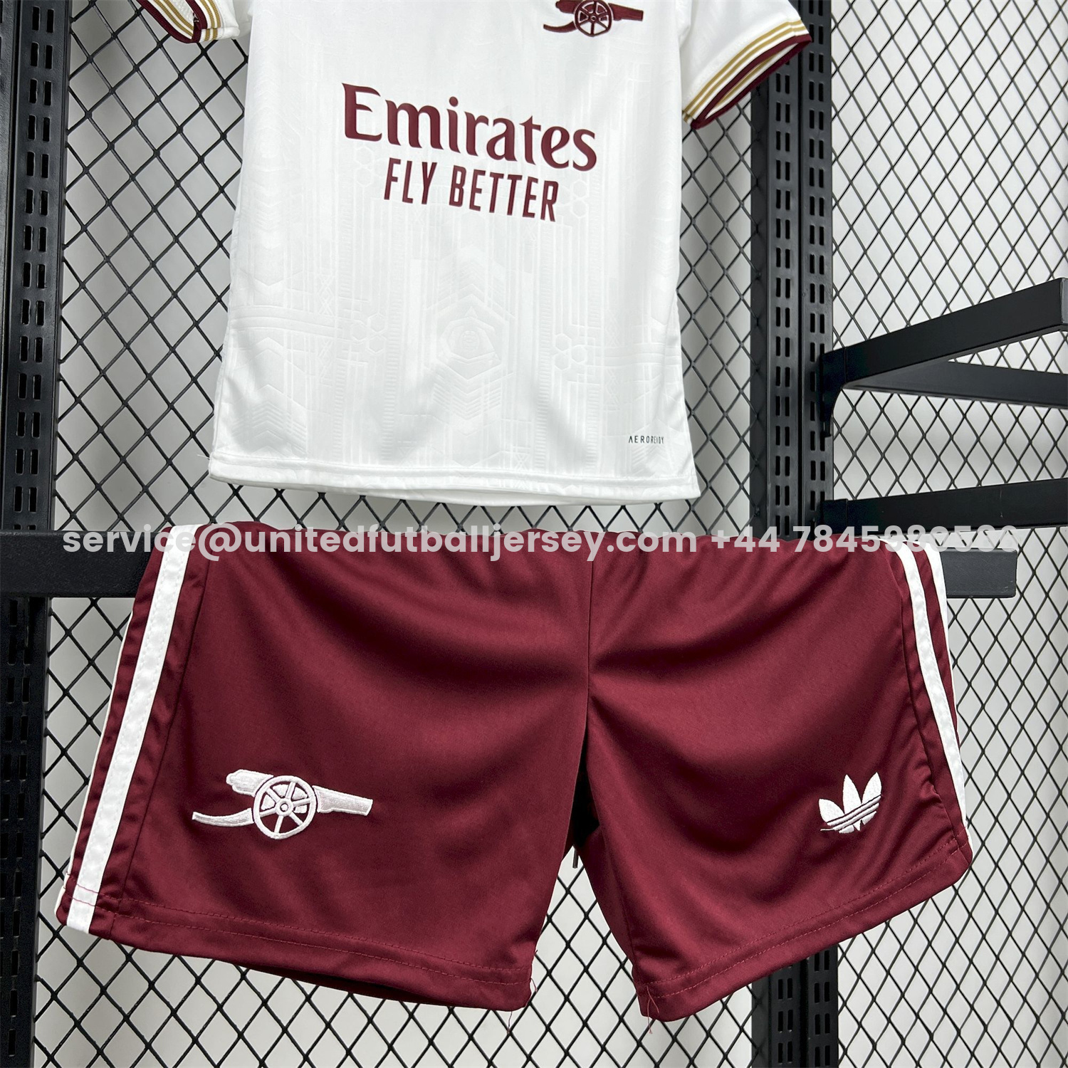 unitedfutballjersey-Arsenal 25-26 Third Kids Kit