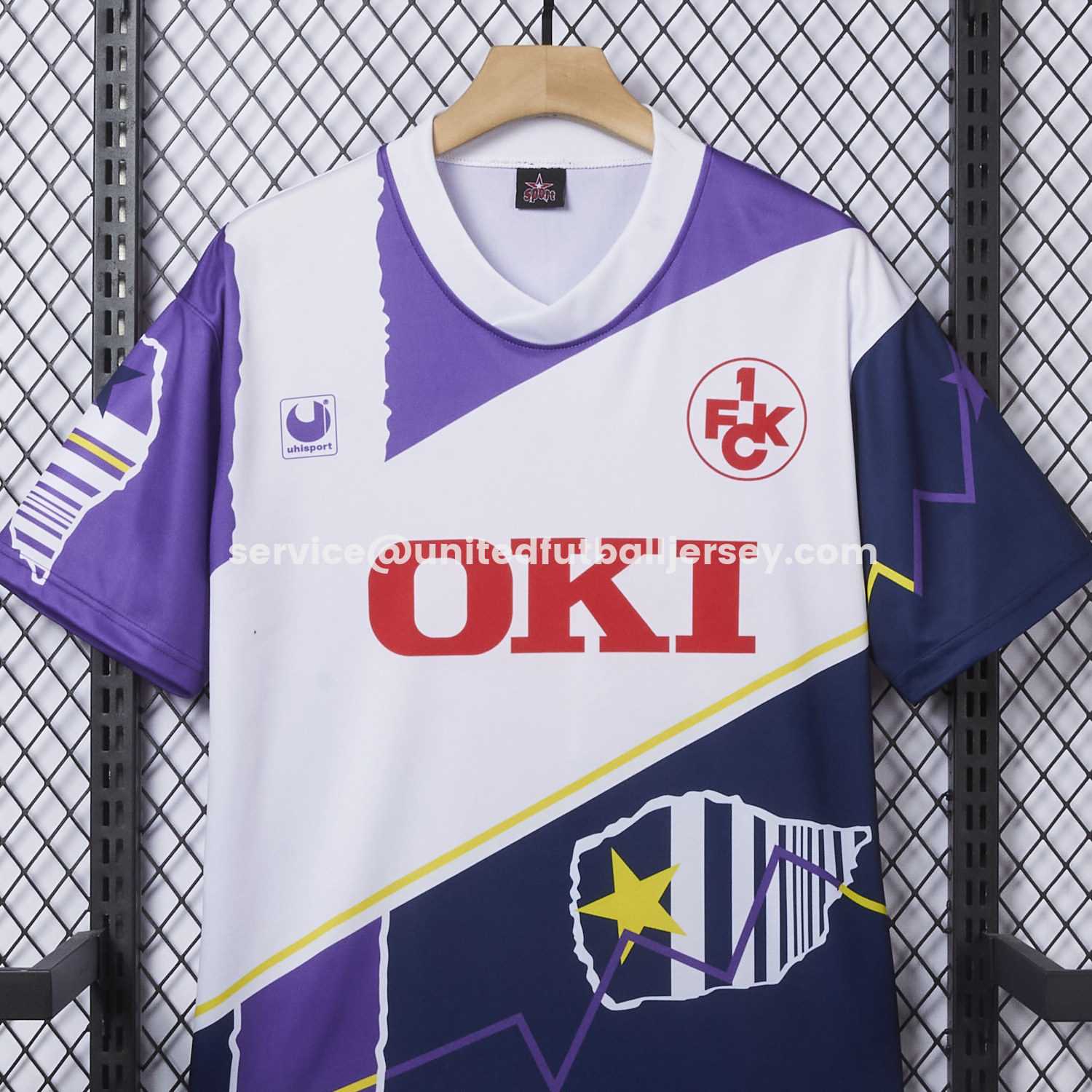 unitedfutballjersey-Retro Kaiserslautern 1991-92 Away Jersey - Fans Version