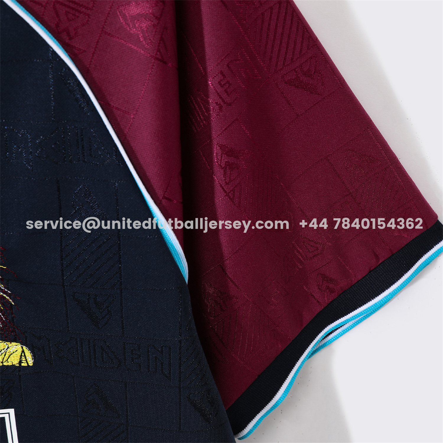 unitedfutballjersey-Retro West Ham United 1999 Iron Maiden Home Jersey