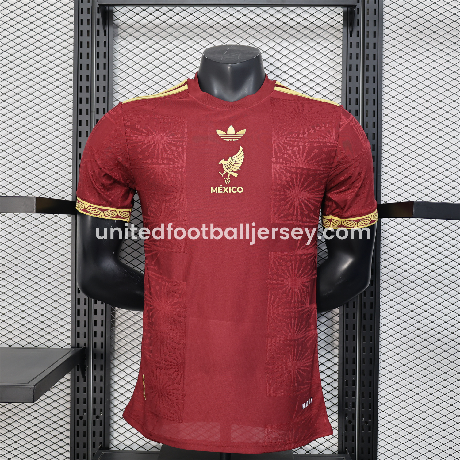 unitedfutballjersey-Mexico 2025 Gold Cup Red Special Edition Jersey - Player Version