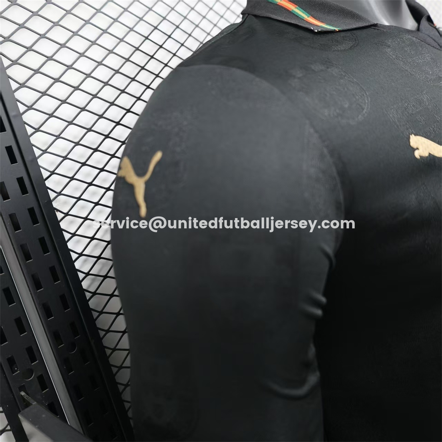 unitedfutballjersey-Portugal 2026 Away Black Long Sleeves Jersey - Player Version