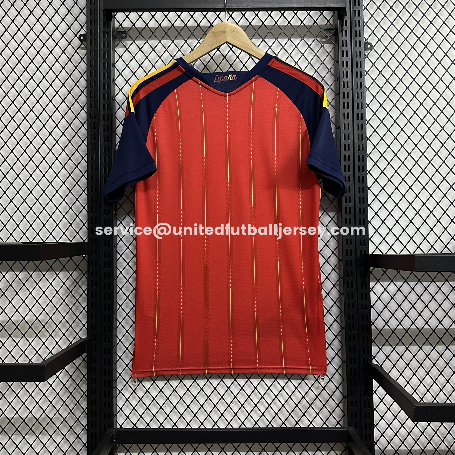 unitedfutballjersey-Spain 2026 Home Red Jersey - Fans Version