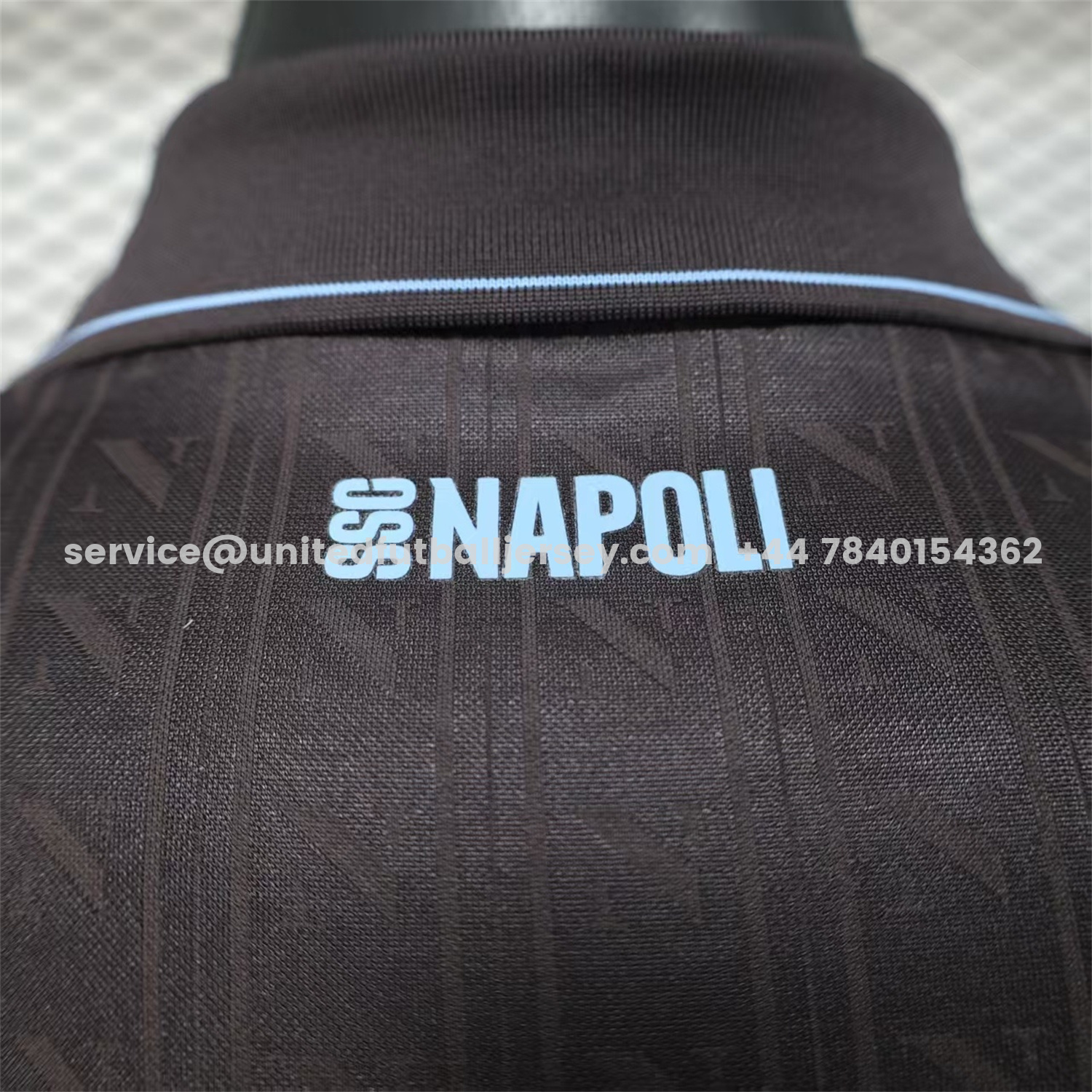 unitedfutballjersey-Napoli 25-26 Third Black Jersey - Player Version
