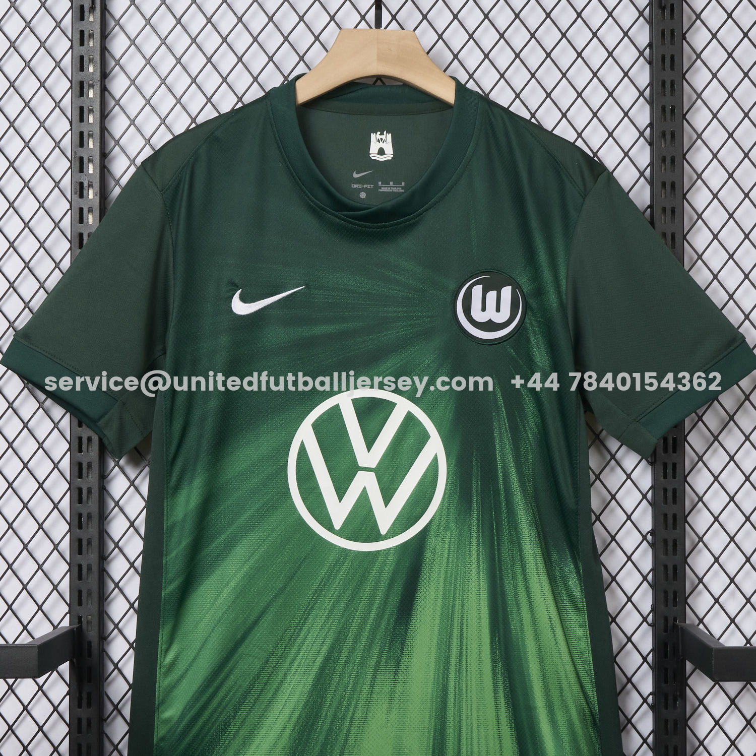 unitedfutballjersey-Wolfsburg 25-26 Home Green Jersey - Fans Version