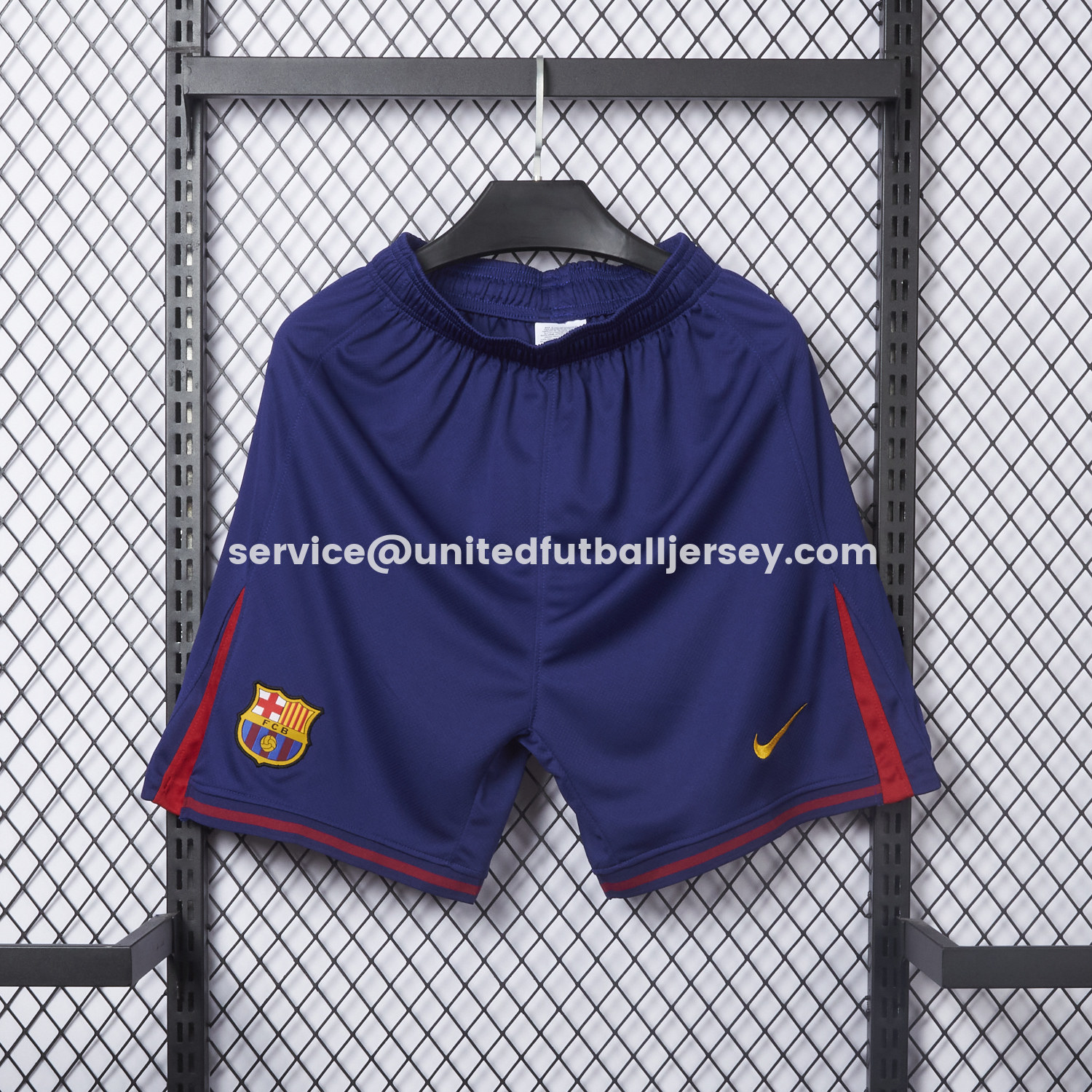 unitedfutballjersey-Barcelona 25-26 Home Blue Shorts - Fans Version