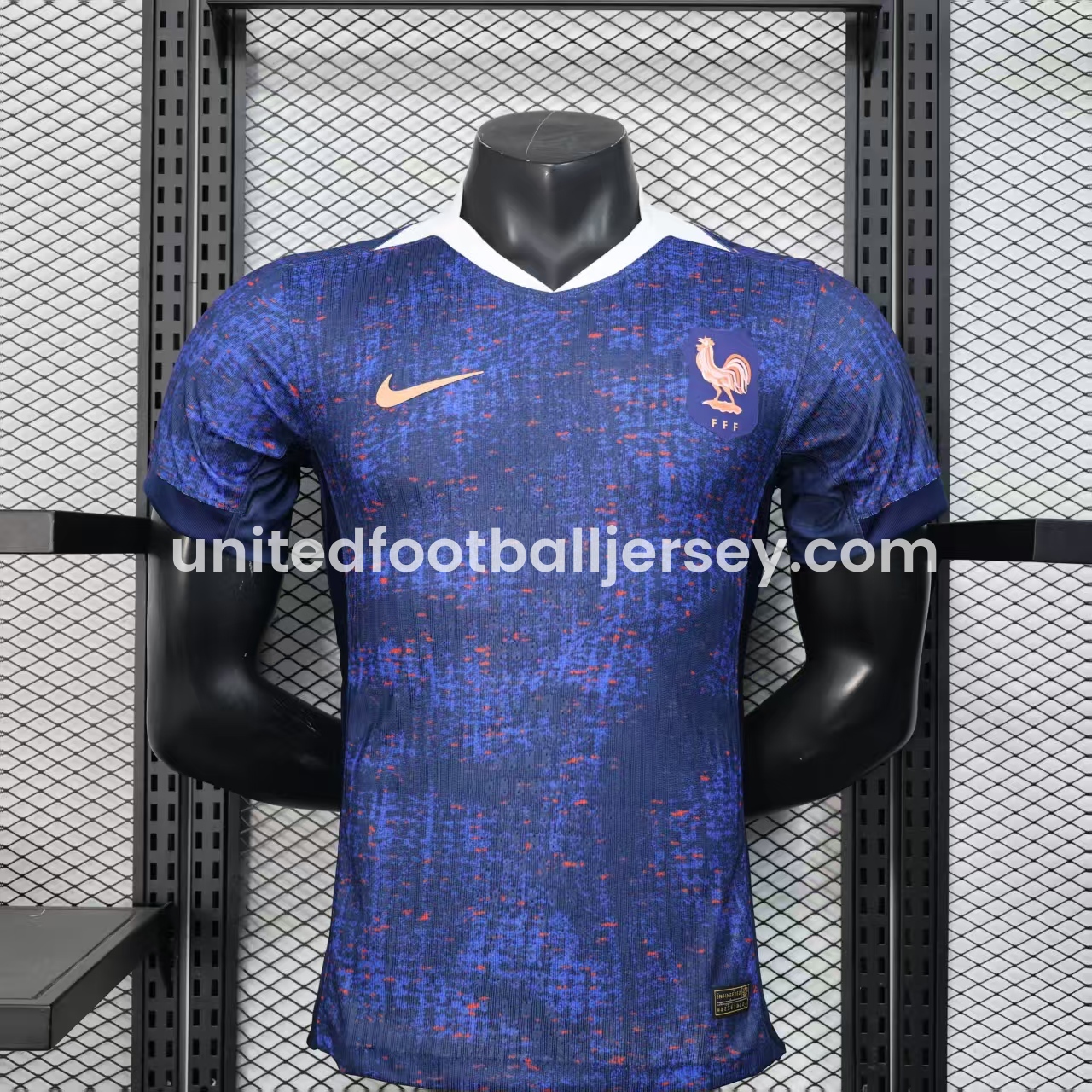 unitedfutballjersey-France 2025 Women's Team Home Jersey - Men's Player Version