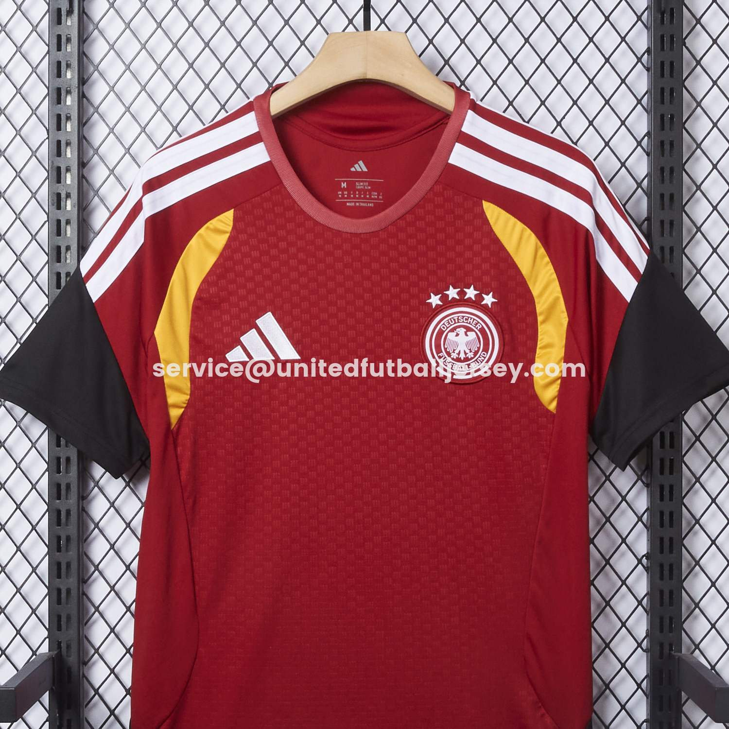 unitedfutballjersey-Germany 2026 Red Pre-Match Training Jersey - Fans Version