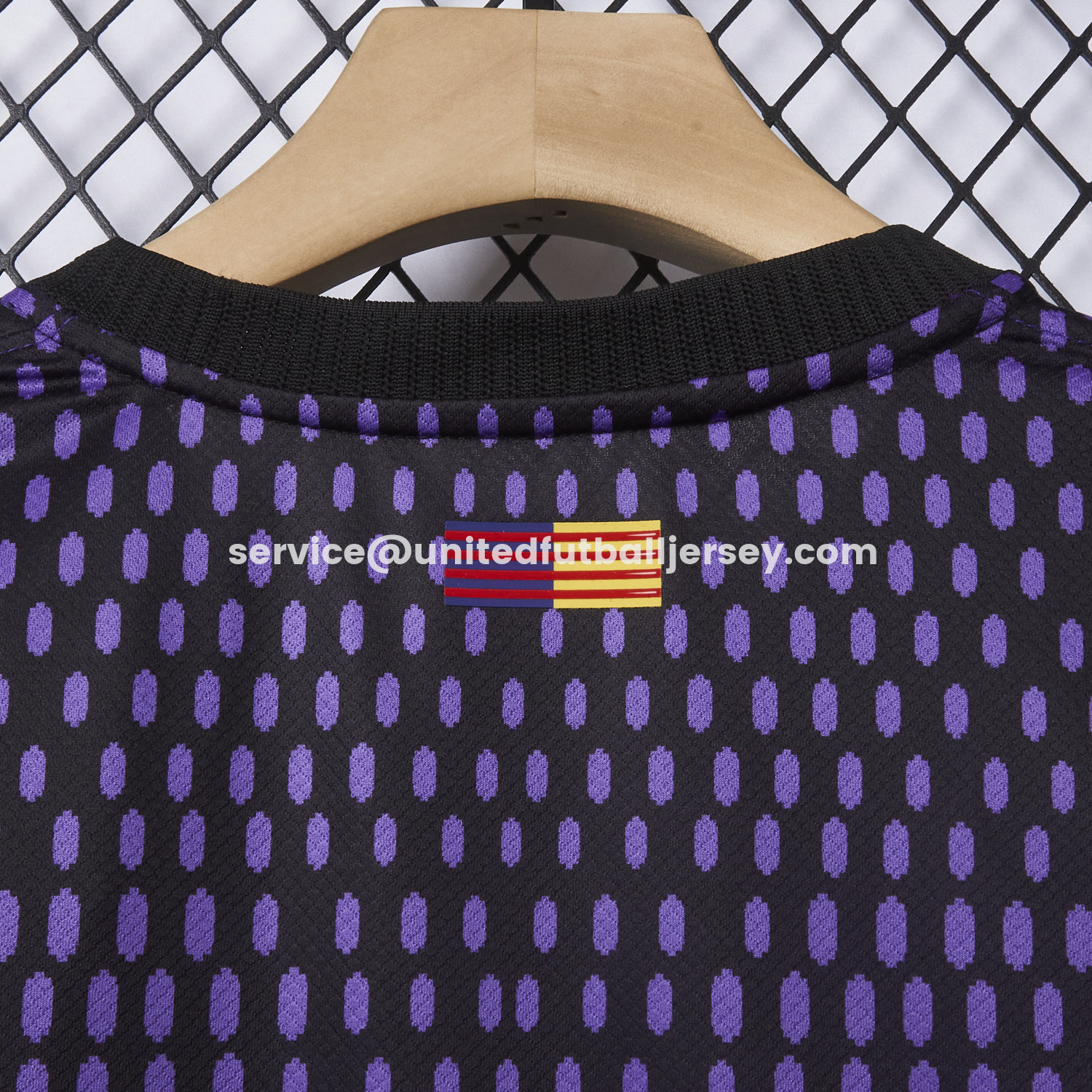 unitedfutballjersey-Barcelona 26-27 Away Purple-Black Gradient Jersey - Fans Version