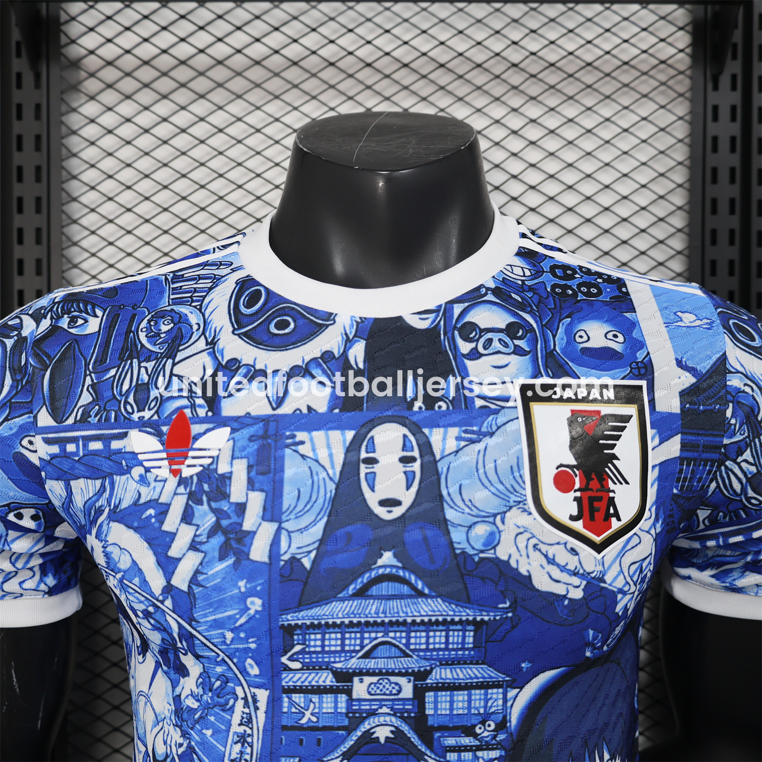 unitedfutballjersey-Japan 25-26 Spirited Away Blue Special Edition Jersey - Player Version