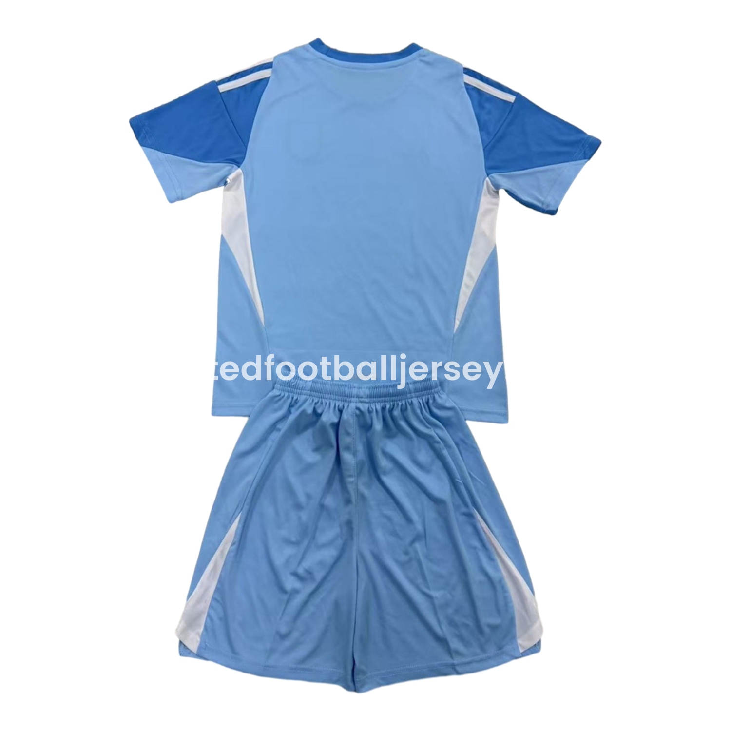 unitedfutballjersey-Austin 25-26 Blue Goalkeeper Men's Adult Jersey Set - Fans Version