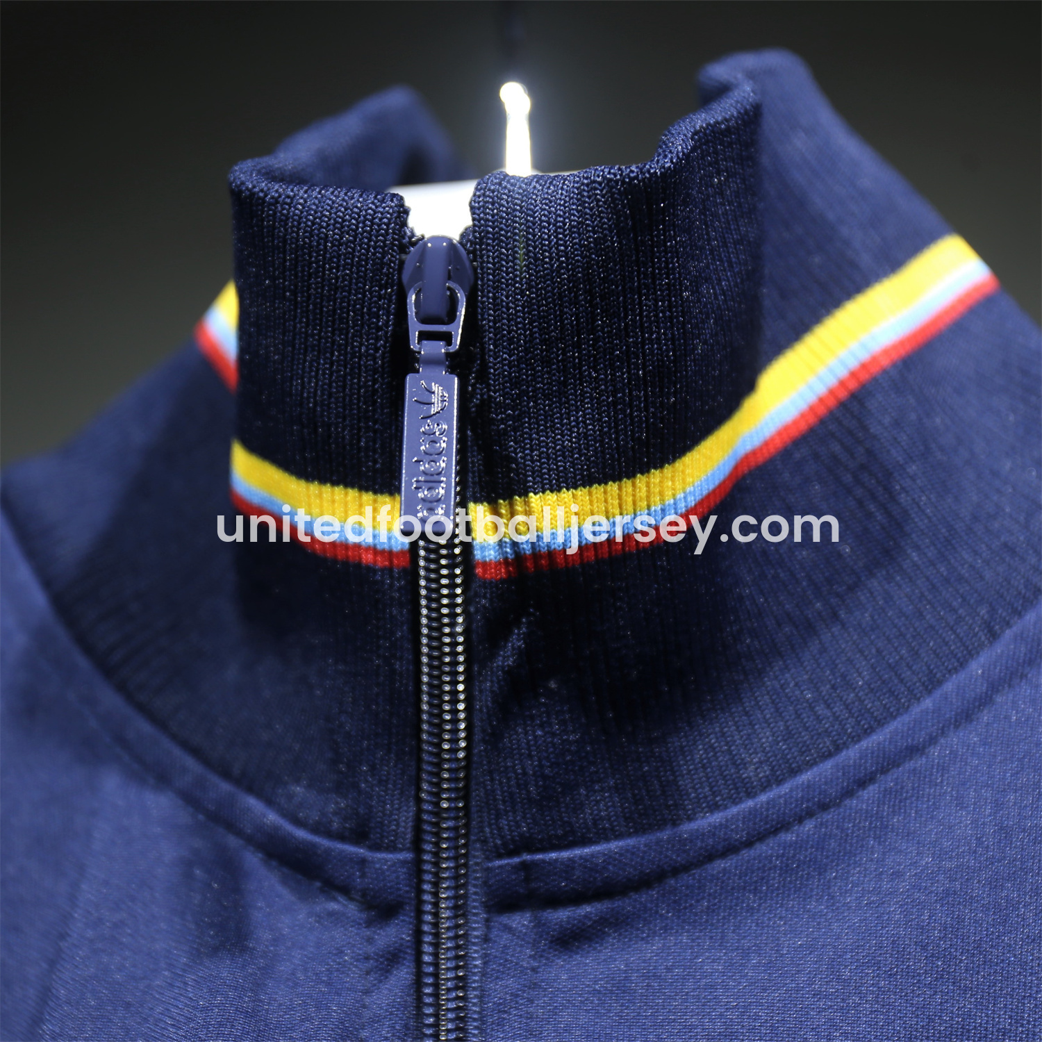 unitedfutballjersey-Colombia 2024 100th Anniversary Jacket Training Tracksuit - Deep Blue