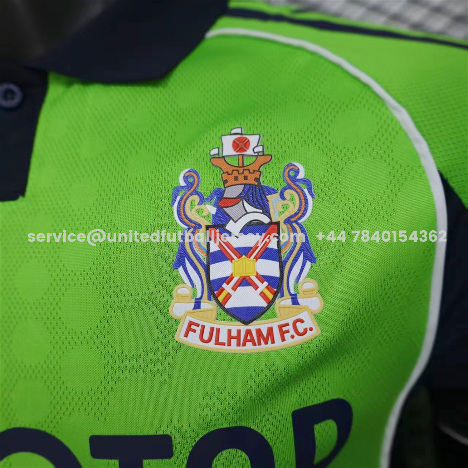 unitedfutballjersey-Fulham 25-26 Away Green Jersey - Player Version