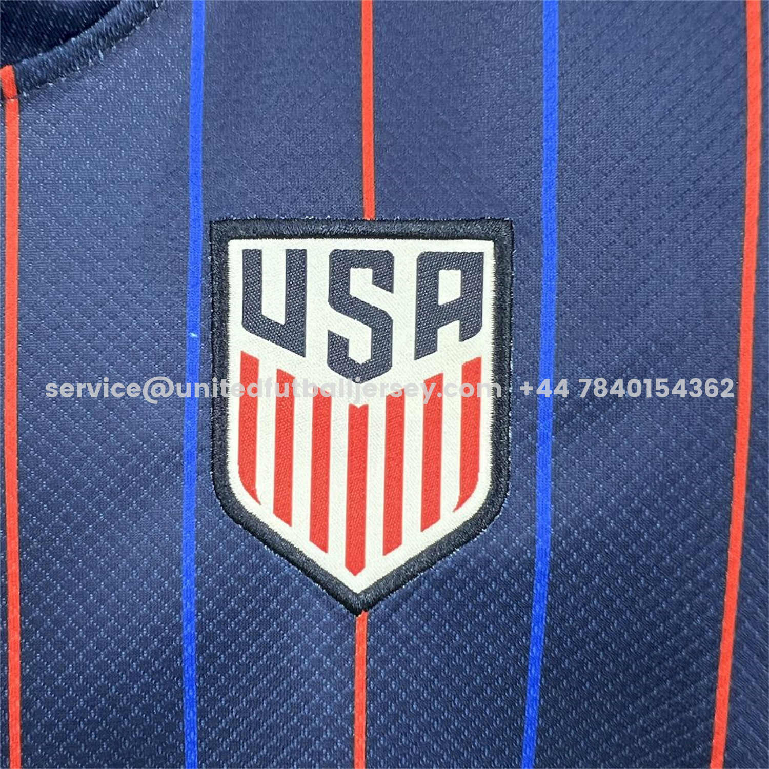 unitedfutballjersey-United States USA 25-26 Away Deep Blue Kids Kit