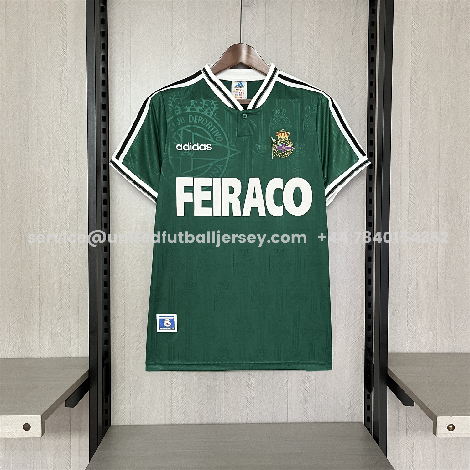 unitedfutballjersey-Retro Deportivo de La Coruña 1999-00 Away Jersey