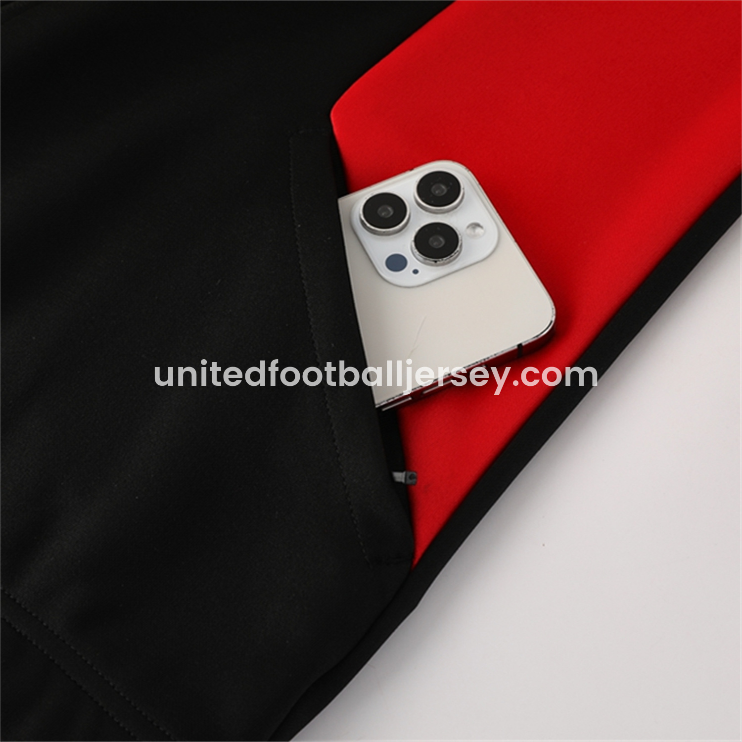 unitedfutballjersey-AC Milan 25-26 Jacket Training Tracksuit - Black top & Black Pants