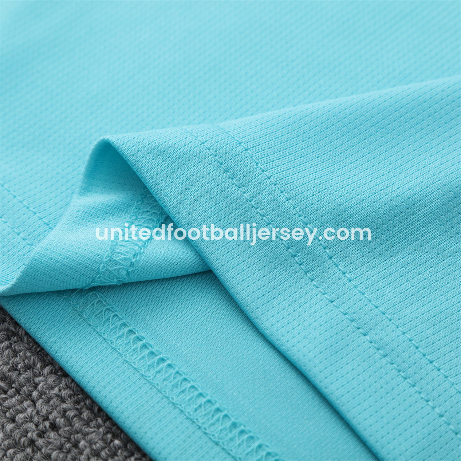 unitedfutballjersey-Arsenal 25-26 POLO Short-Sleeve Training Set - Cyan Top and Deep Blue Pants