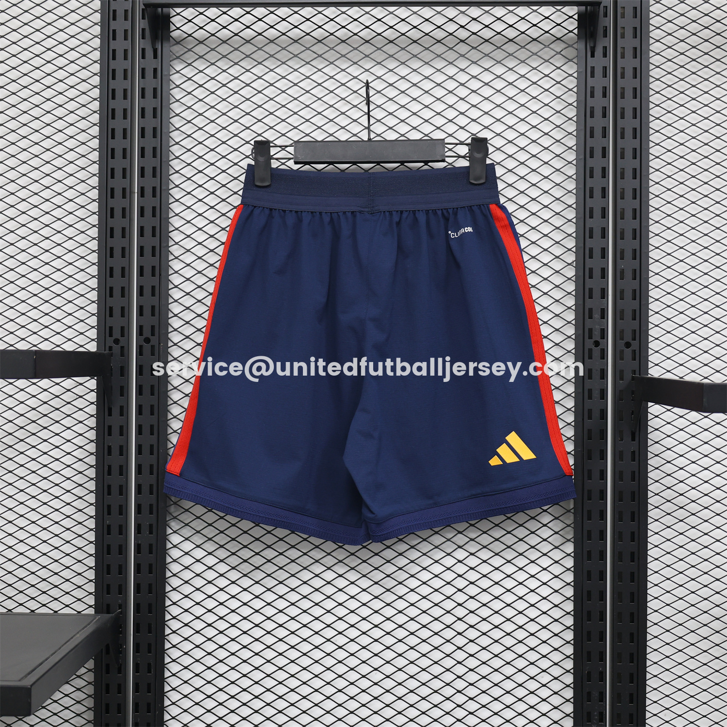unitedfutballjersey-Spain 2026 Home Dark Blue Shorts - Player Version