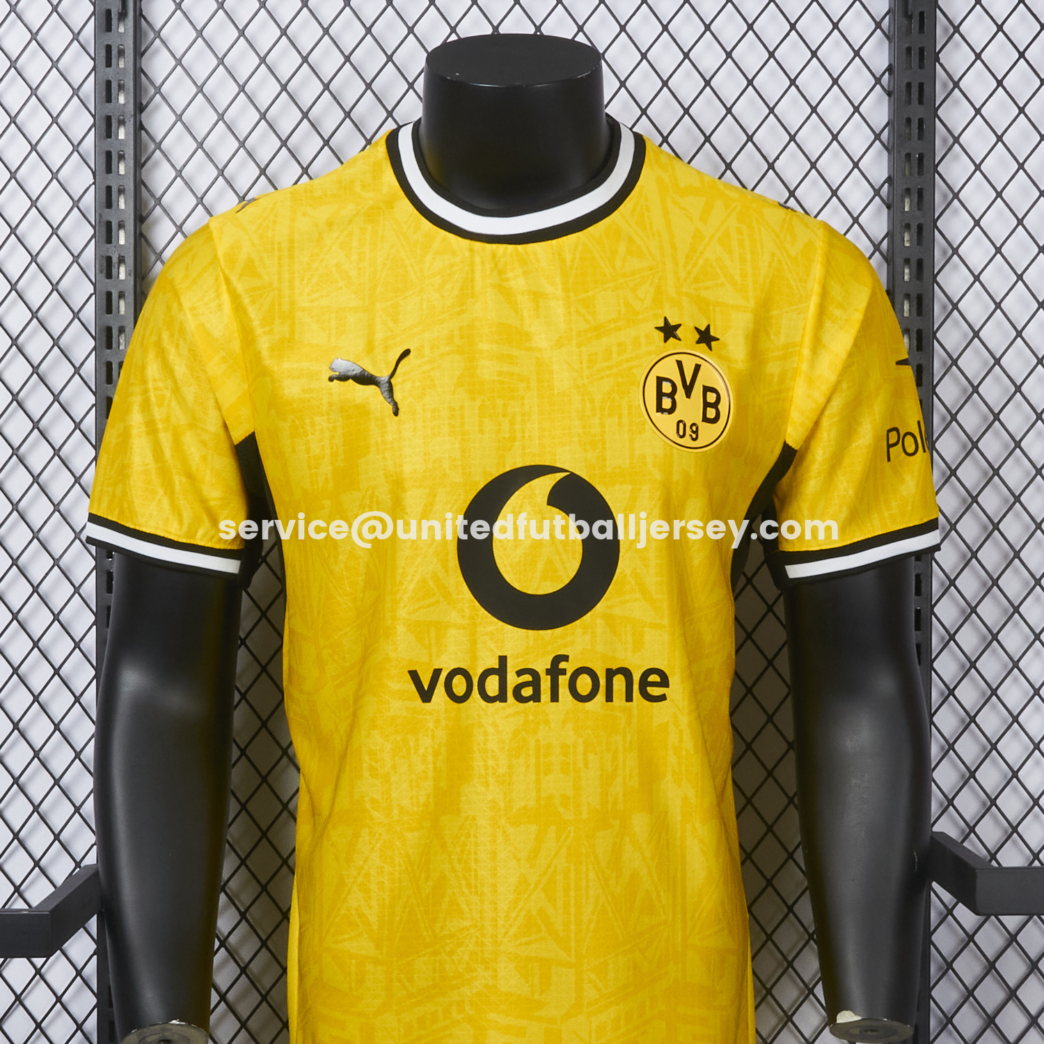unitedfutballjersey-Dortmund 26-27 Home Jersey - Player Version