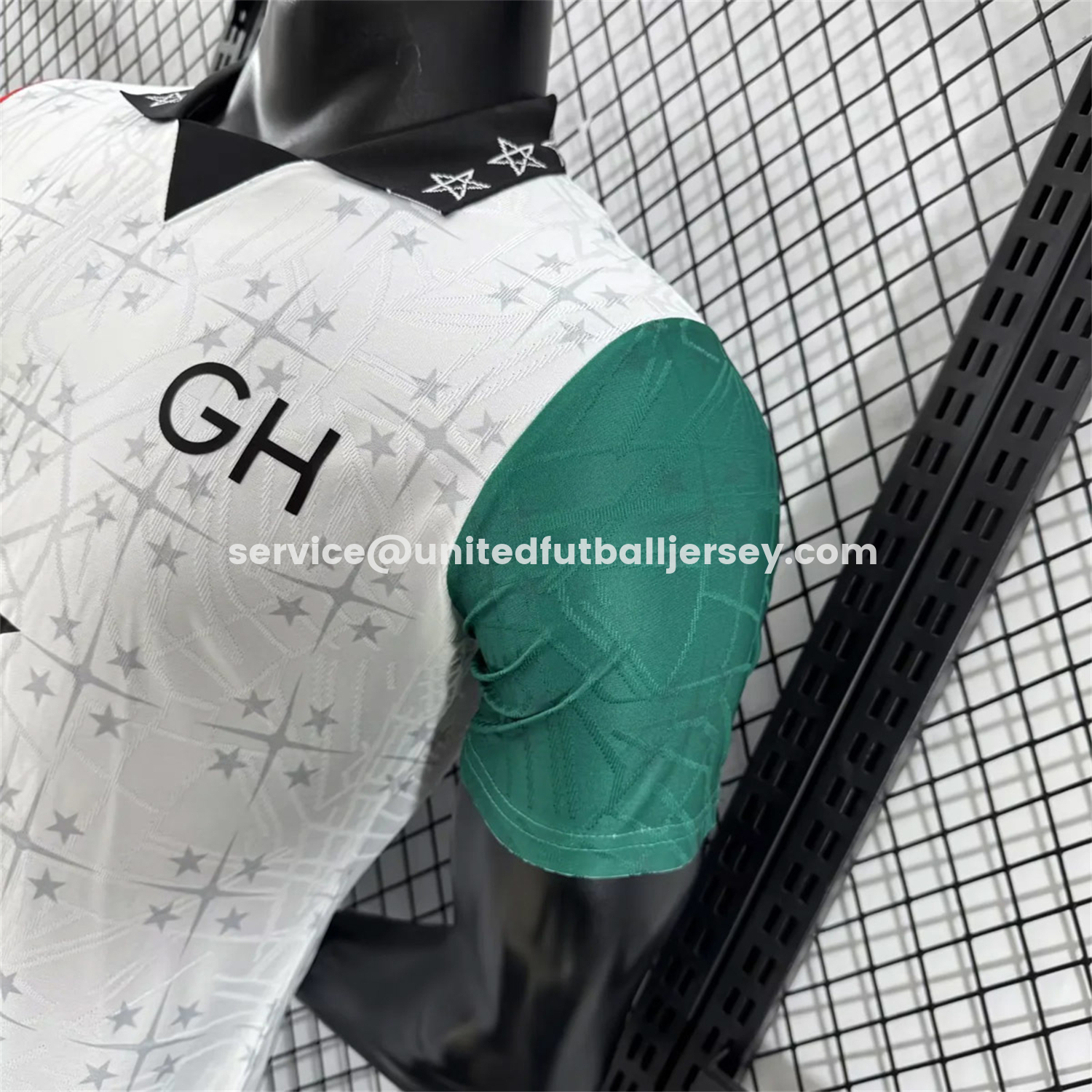 unitedfutballjersey-Ghana 2026 Coat Of Arms White Special Jersey - Player Version