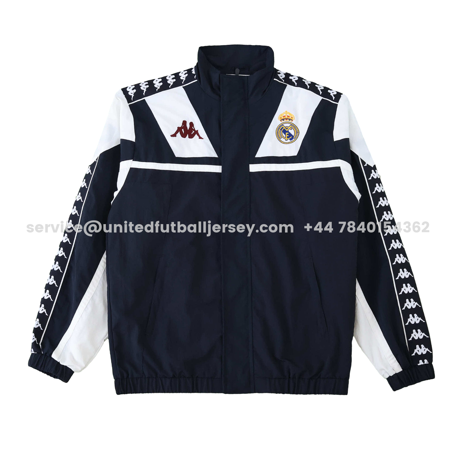 unitedfutballjersey-Real Madrid 25-26 Throwback Windbreaker Jacket - Black