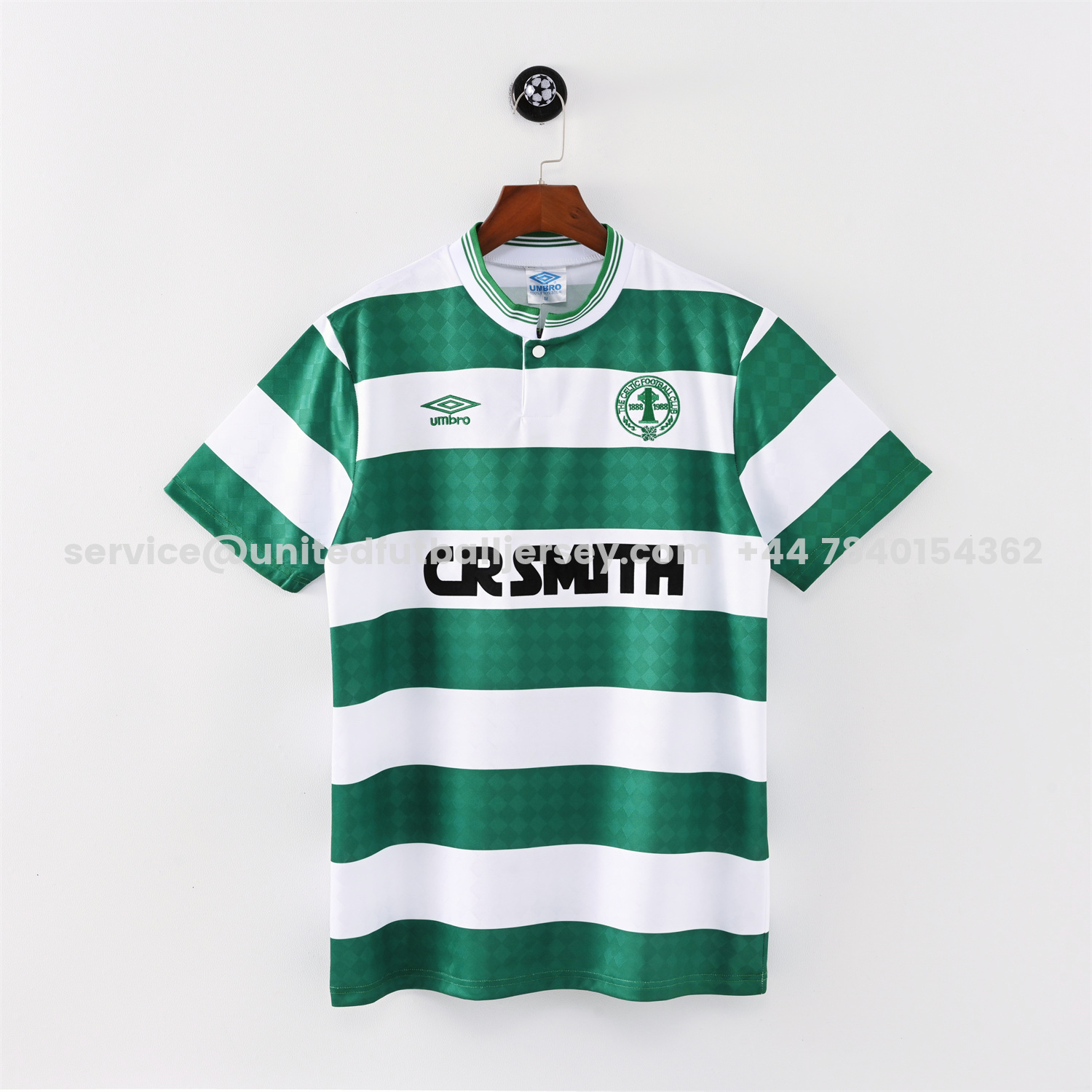 unitedfutballjersey-Retro Celtic 1987-88 Home Jersey