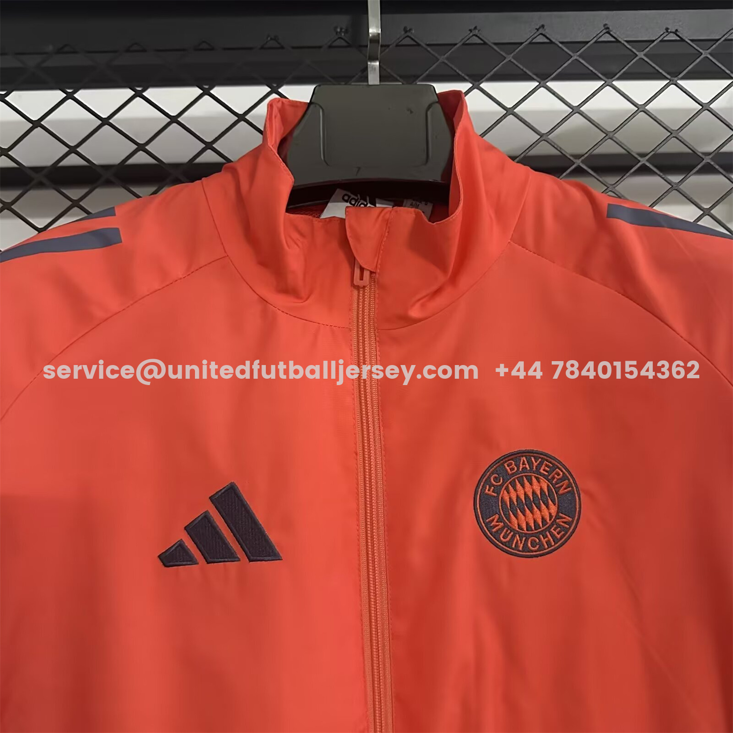 unitedfutballjersey-Bayern Munich 25-26 Training Windbreaker Jacket - Orange
