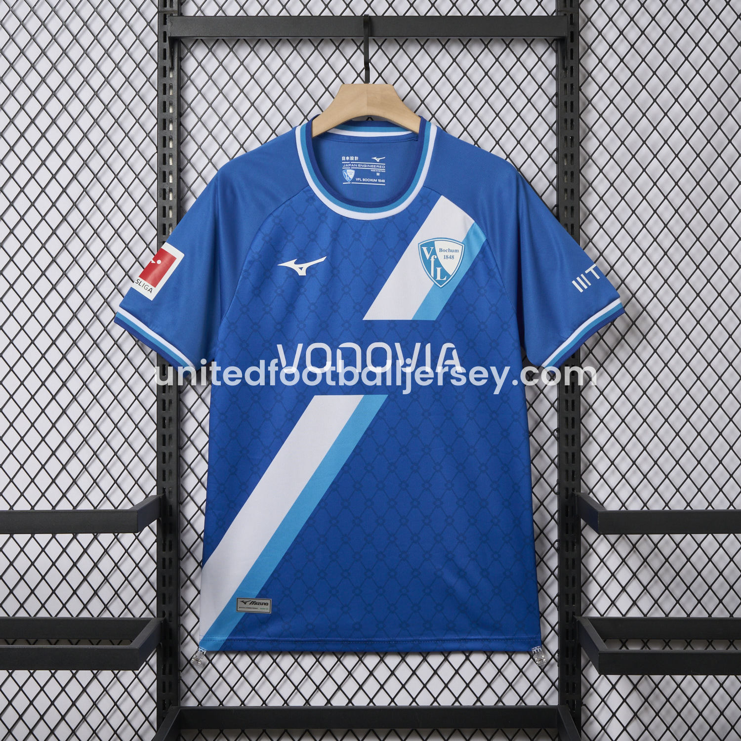unitedfutballjersey-Bochum 24-25 White Slanted Stripe Special Jersey with Sponsors - Fans Version
