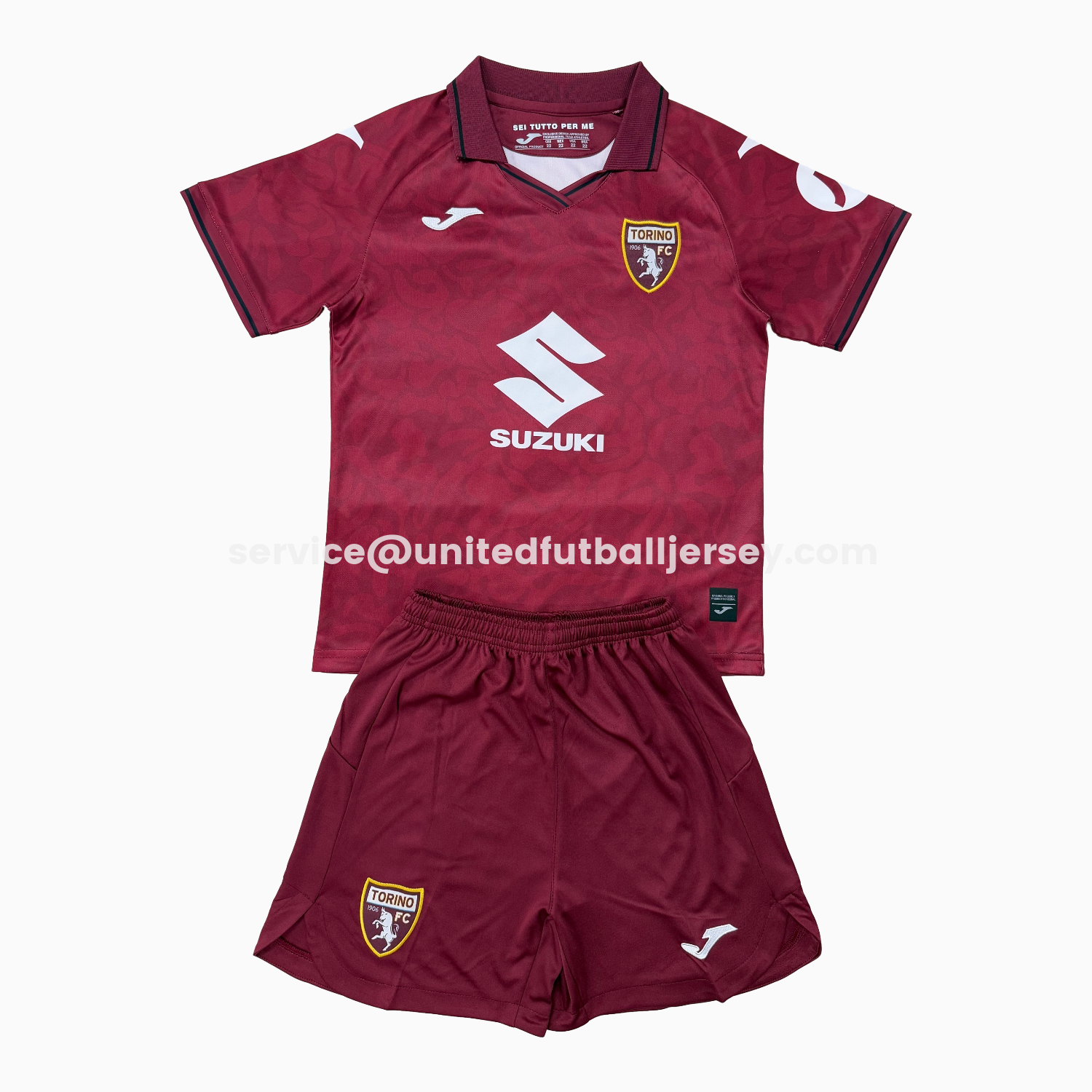 unitedfutballjersey-Torino 25-26 Home Men's Adult Jersey Set - Fans Version