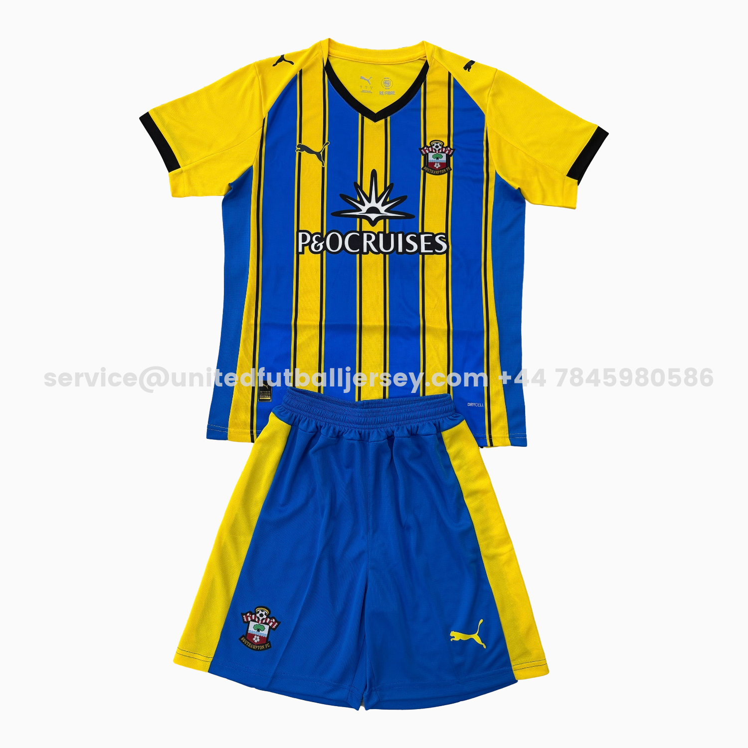 unitedfutballjersey-Southampton 25-26 Away Men's Adult Jersey Set - Fans Version