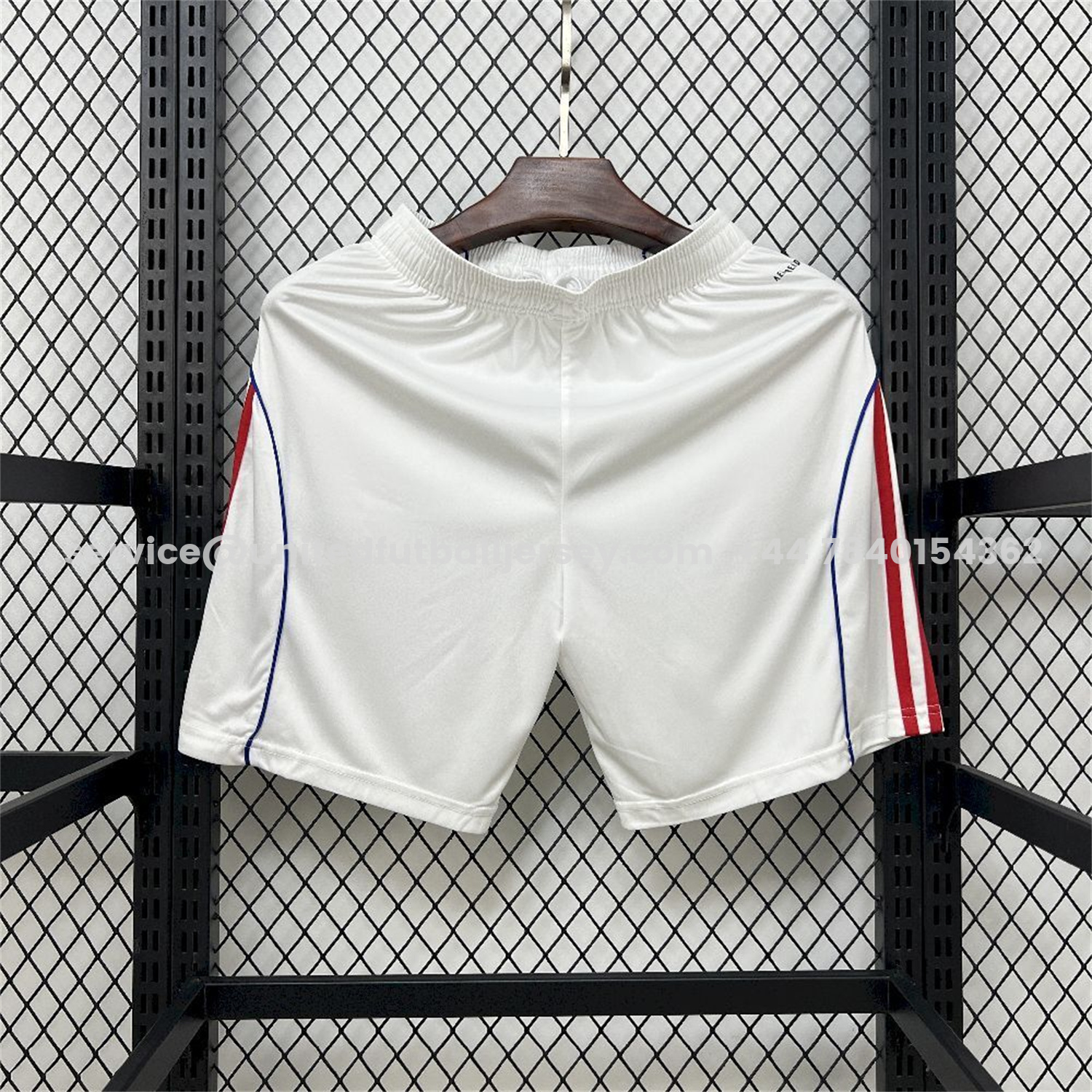 unitedfutballjersey-Lyon 25-26 Home White Shorts - Fans Version