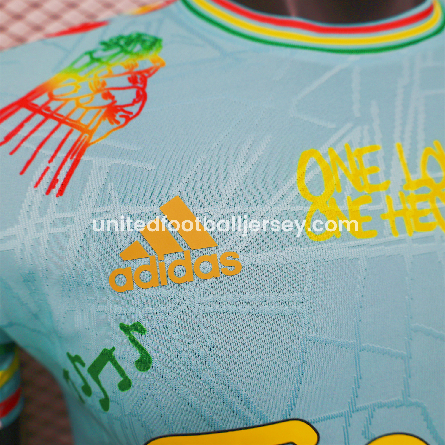 unitedfutballjersey-Ajax x B-O-B Marly 25-26 Light Blue Special Edition Jersey - Player Version