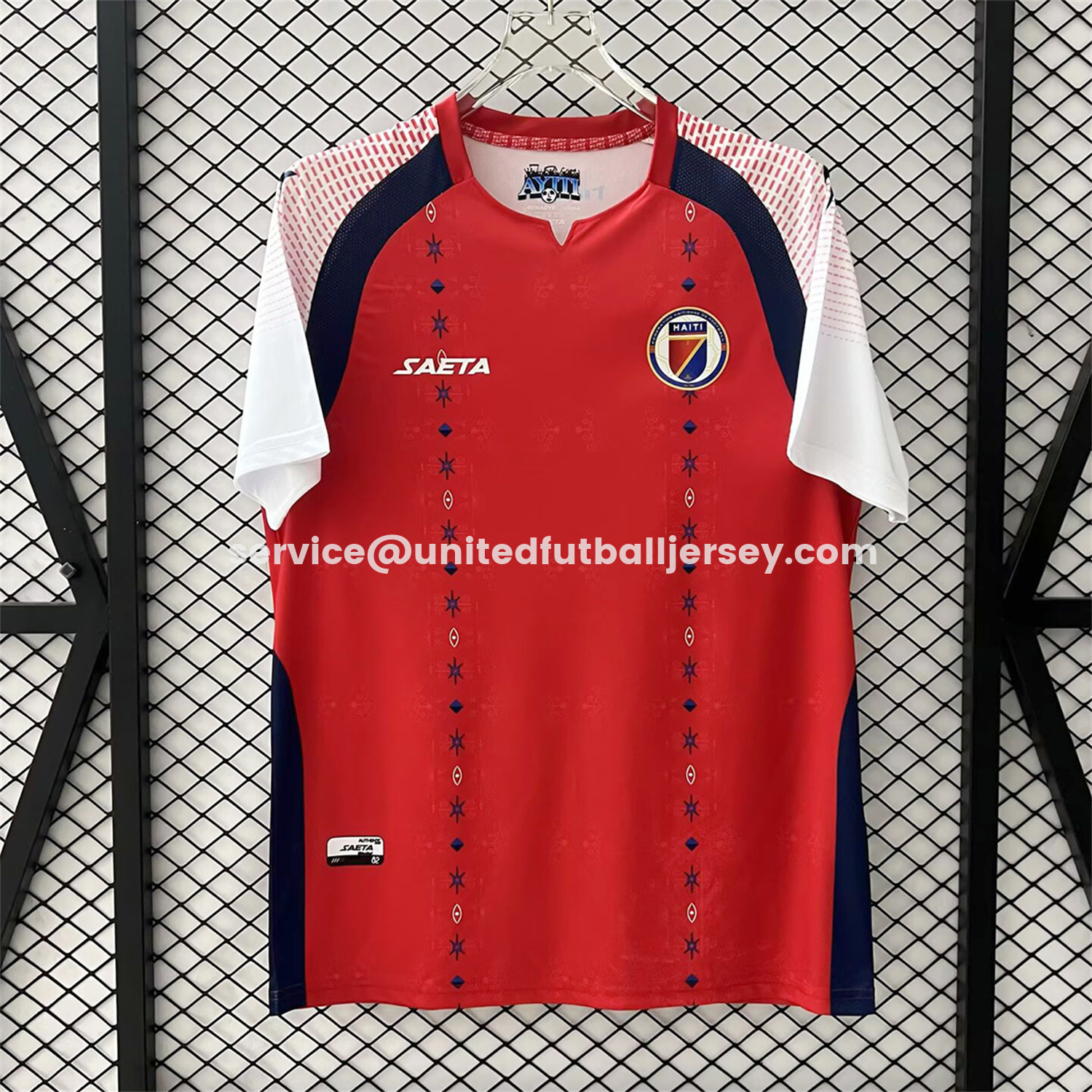 unitedfutballjersey-Haiti 2026 Third Red Jersey - Fans Version