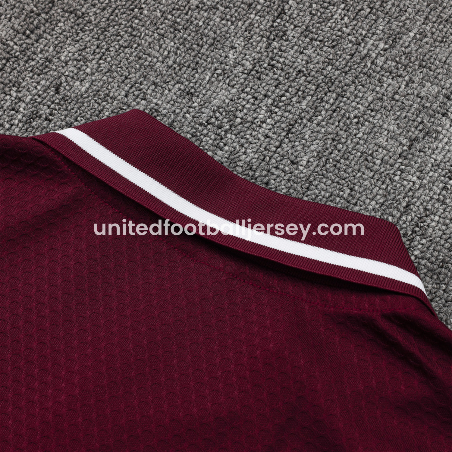 unitedfutballjersey-Bayern Munich 25-26 POLO Short-Sleeve Training Set - Deep Red Top and Pants