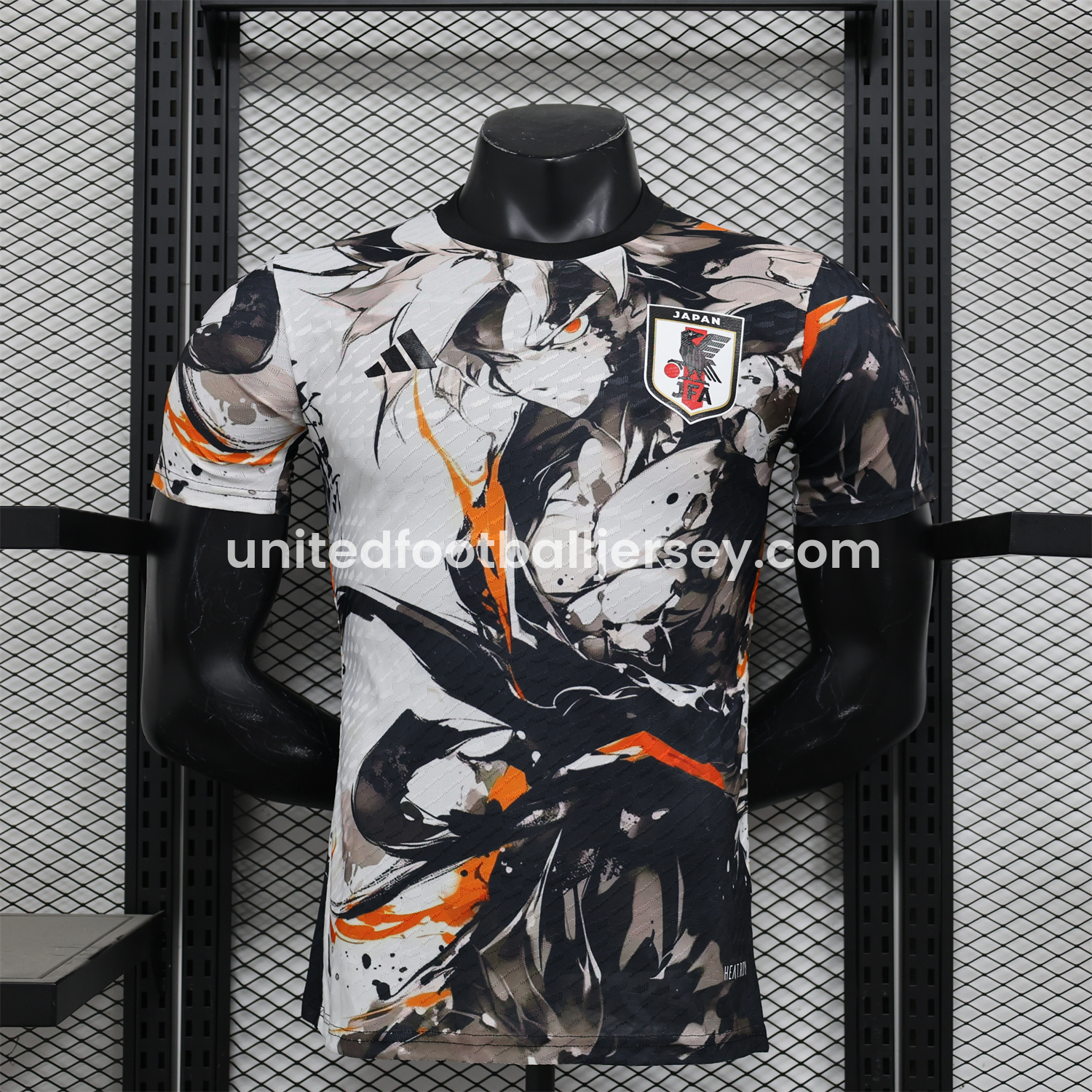 unitedfutballjersey-Japan 25-26 Black & White Son Goku Special Edition Jersey - Player Version