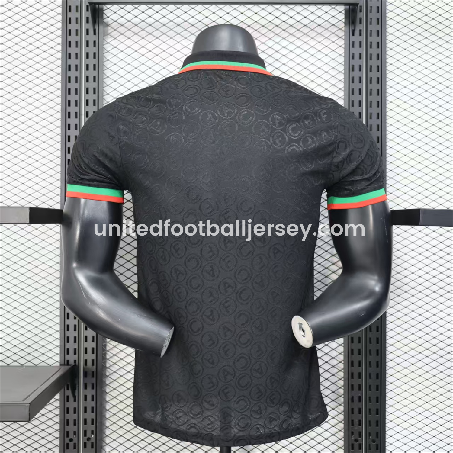 unitedfutballjersey-Arsenal 25-26 Black POLO Letter Pattern Special Jersey - Player Version