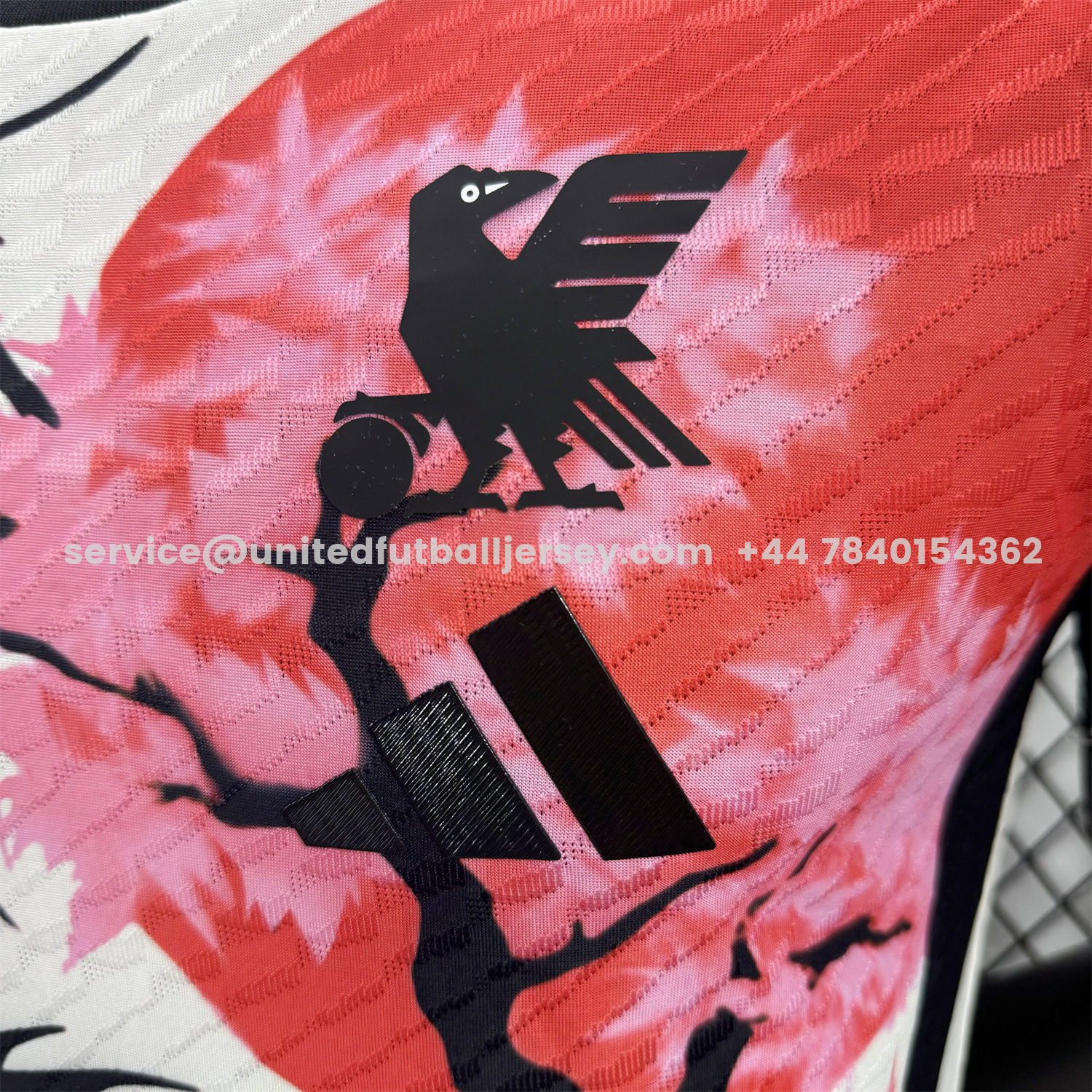unitedfutballjersey-Japan 25-26 Black Dragon Cherry Blossom Tree White Special Jersey - Player Version