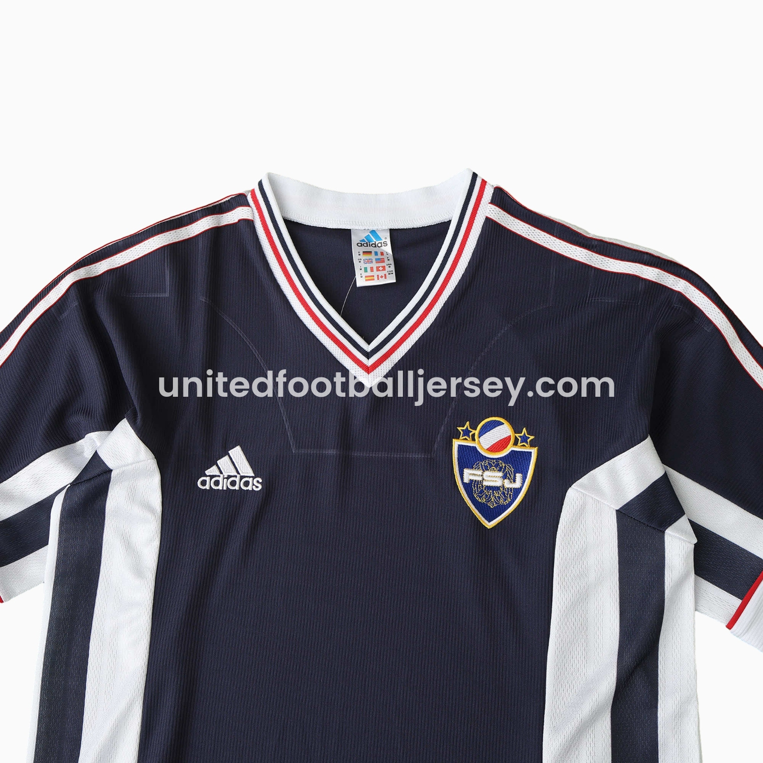 unitedfutballjersey-Retro Yugoslavia 1998 Home Jersey