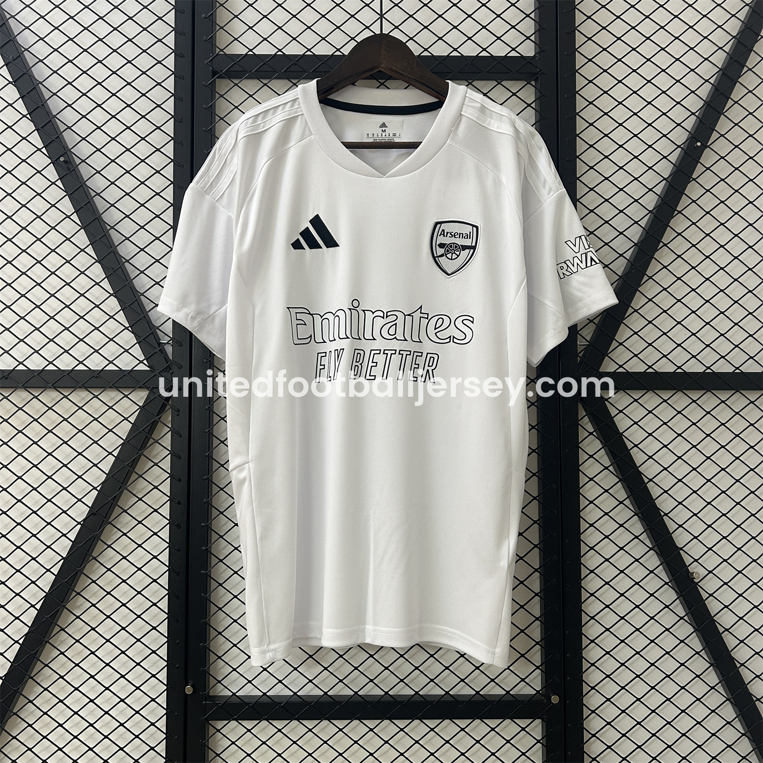 unitedfutballjersey-Arsenal 24-25 No More Red White Special Edition Jersey - Fans Version