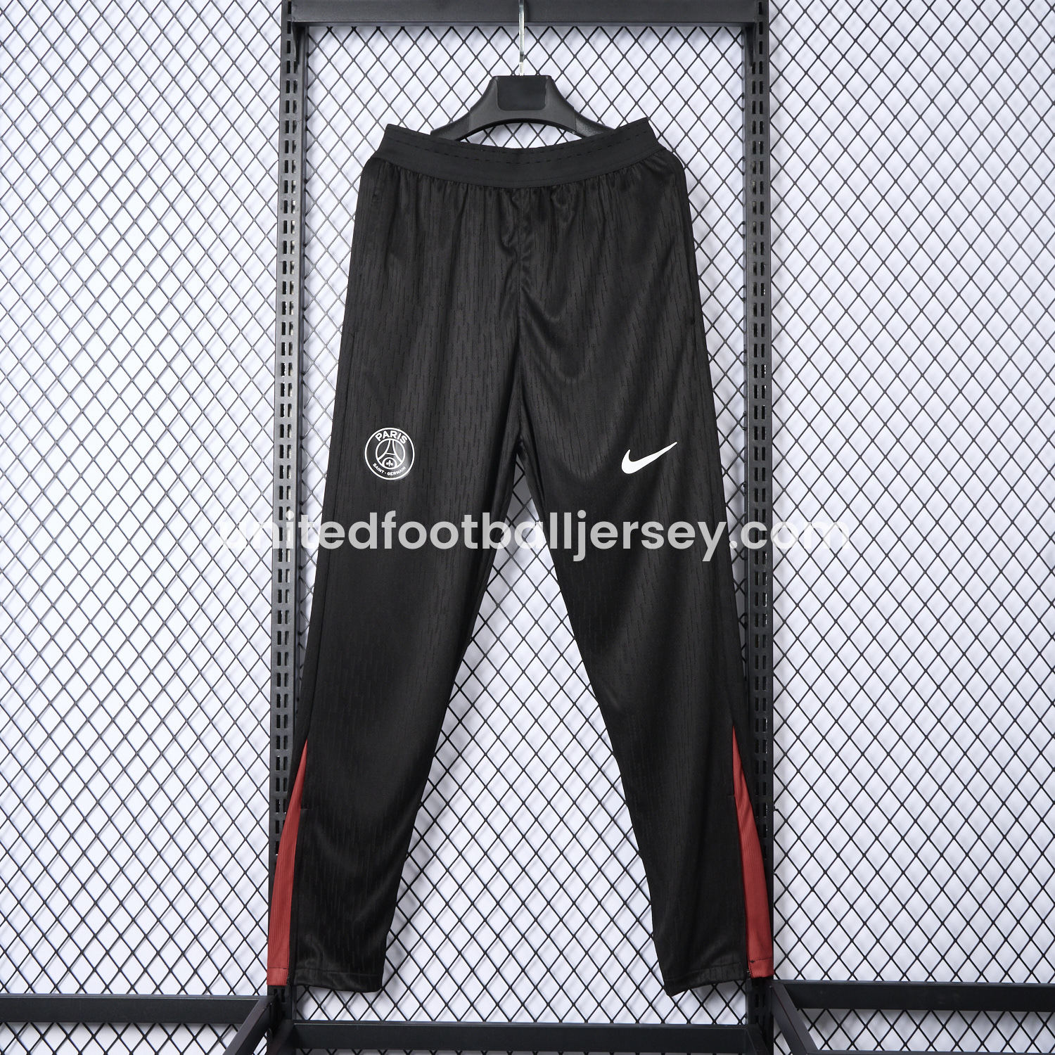 unitedfutballjersey-Paris Saint-Germain PSG 24-25 Black Training Pants - Player Version