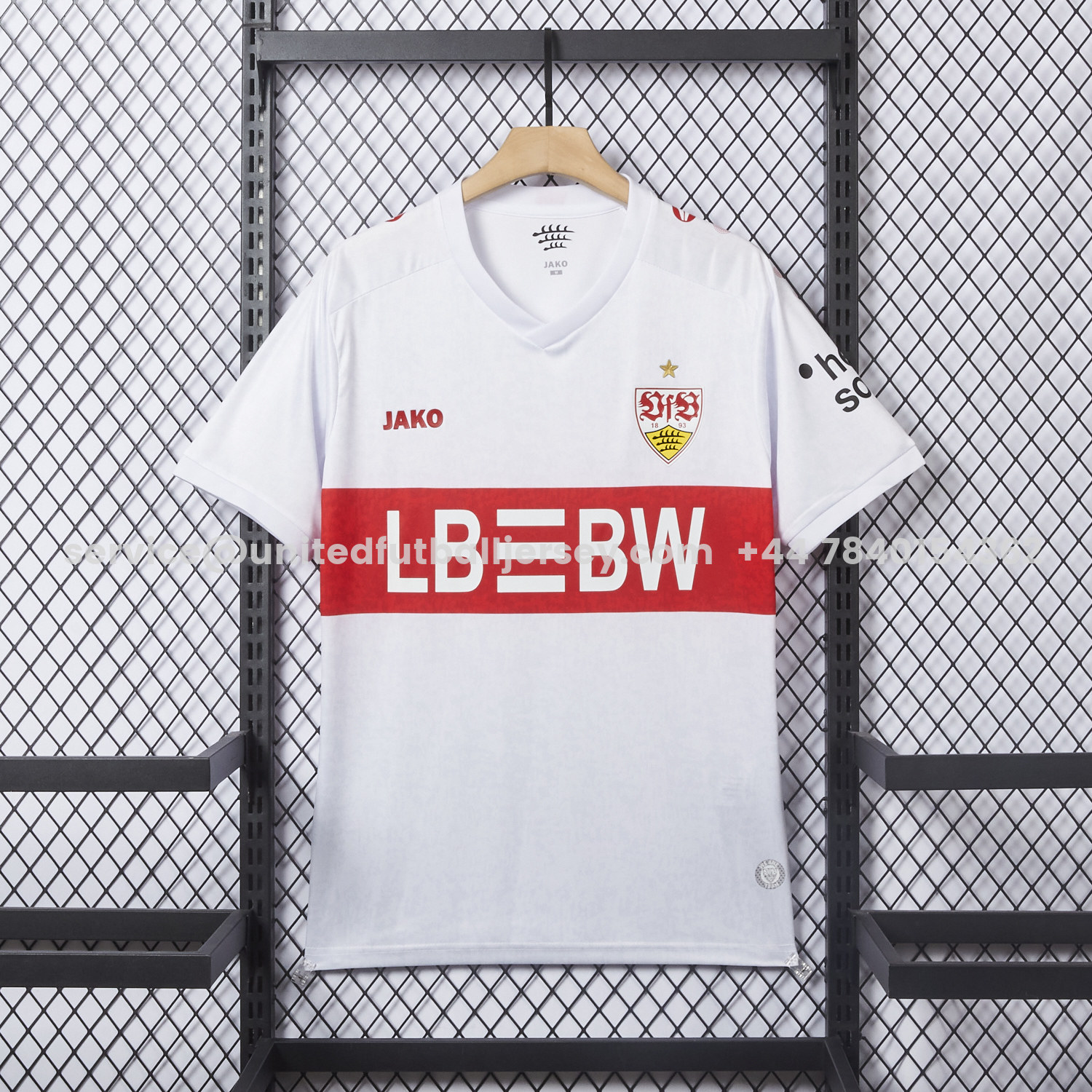 unitedfutballjersey-VfB Stuttgart 25-26 European Home Jersey - Fans Version