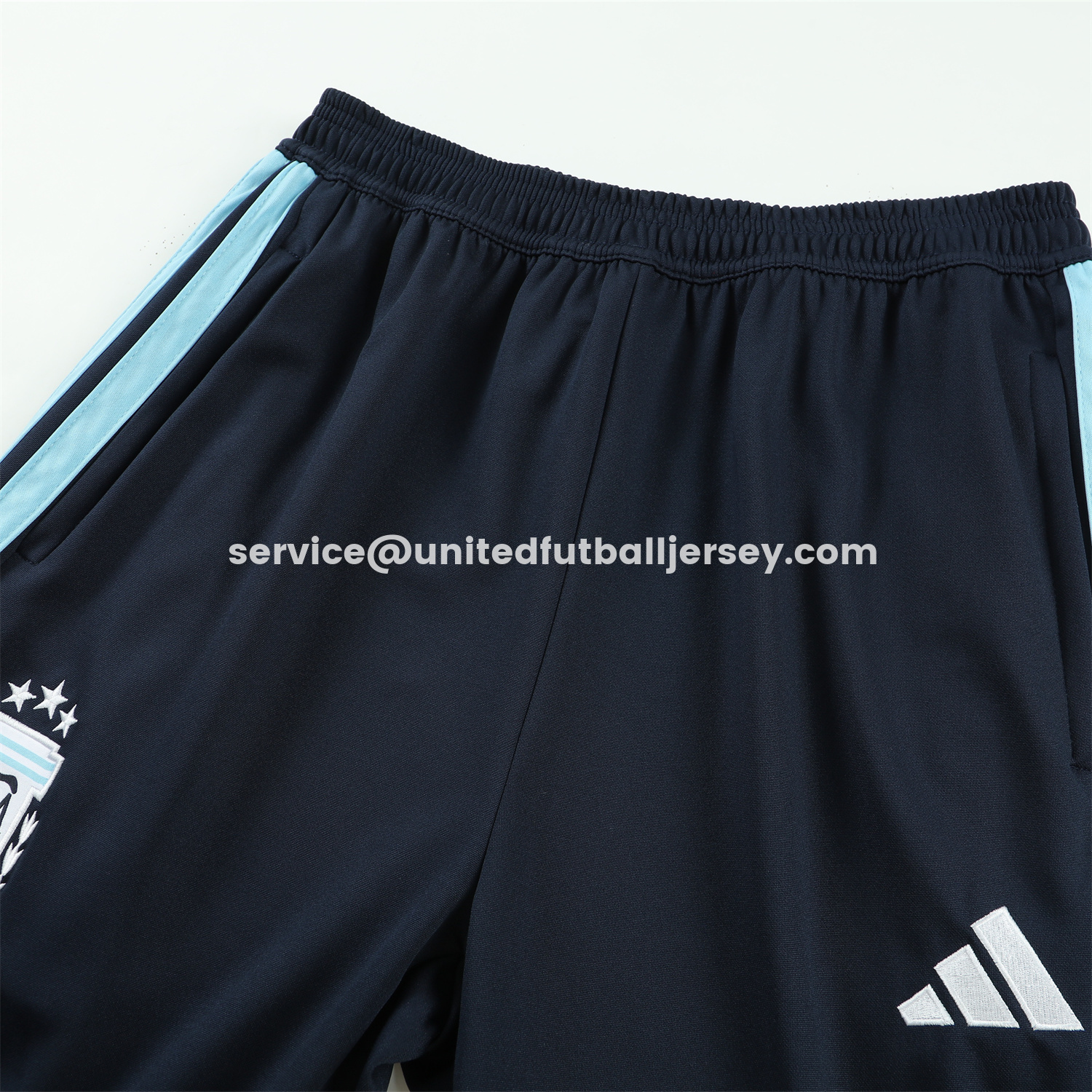 unitedfutballjersey-Argentina 2026 Kids Long Sleeve Training Set - Blue Black Top & Pants