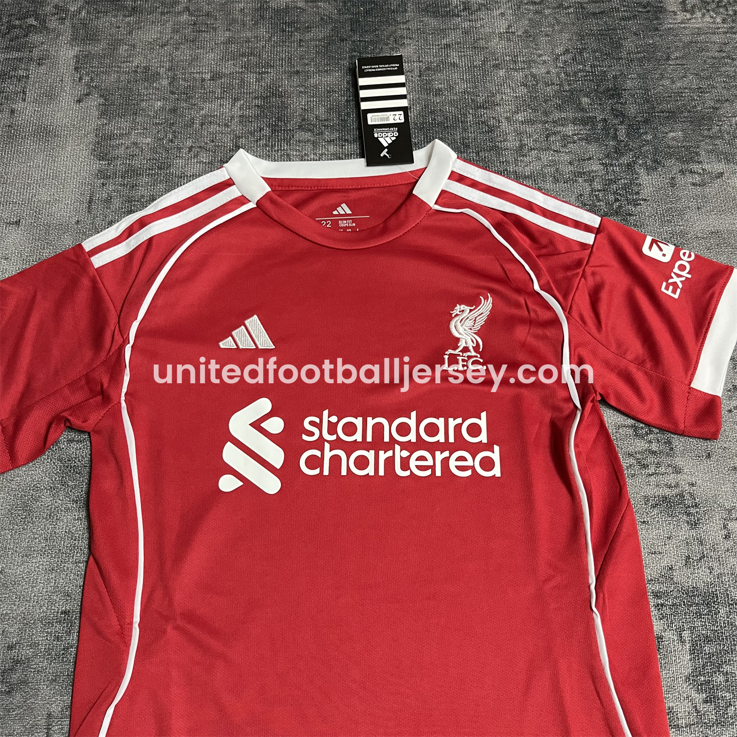 unitedfutballjersey-Liver.pool 25-26 Home Kids Kit